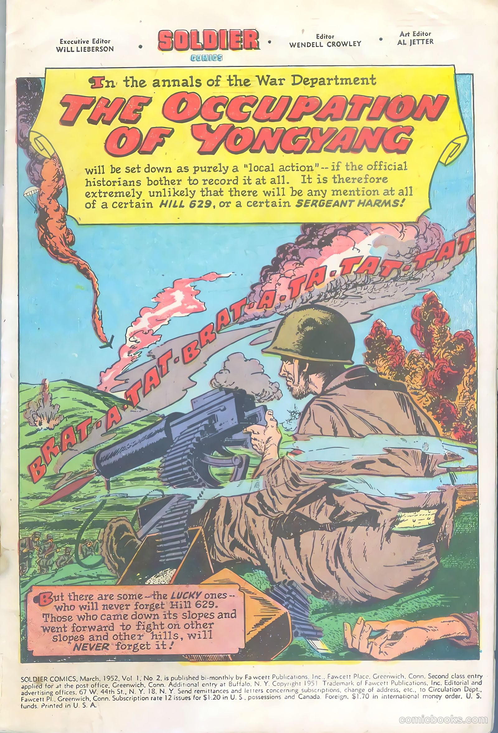 Soldier Comics #2 (1952, L. Miller & Son) — page 3 of 36