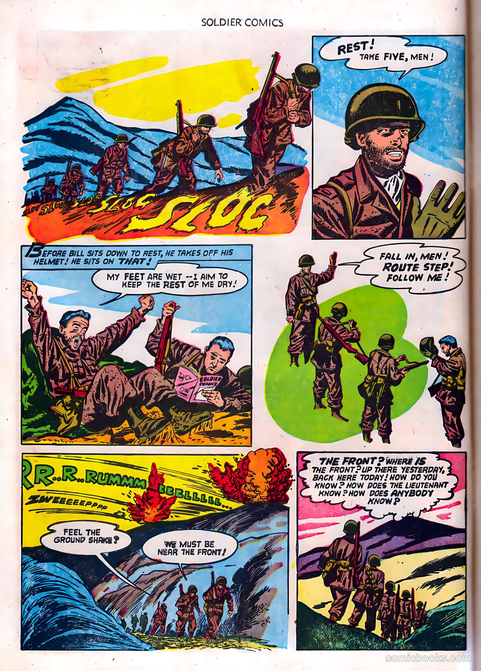 Soldier Comics #3 (1952) — page 6 of 37