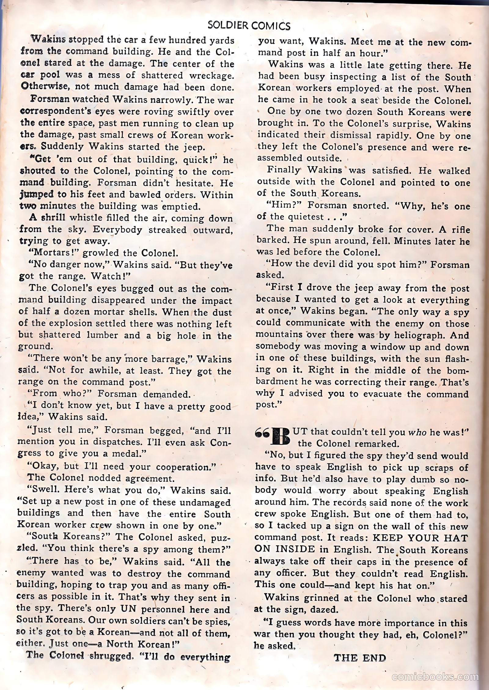 Soldier Comics #3 (1952) — page 26 of 37