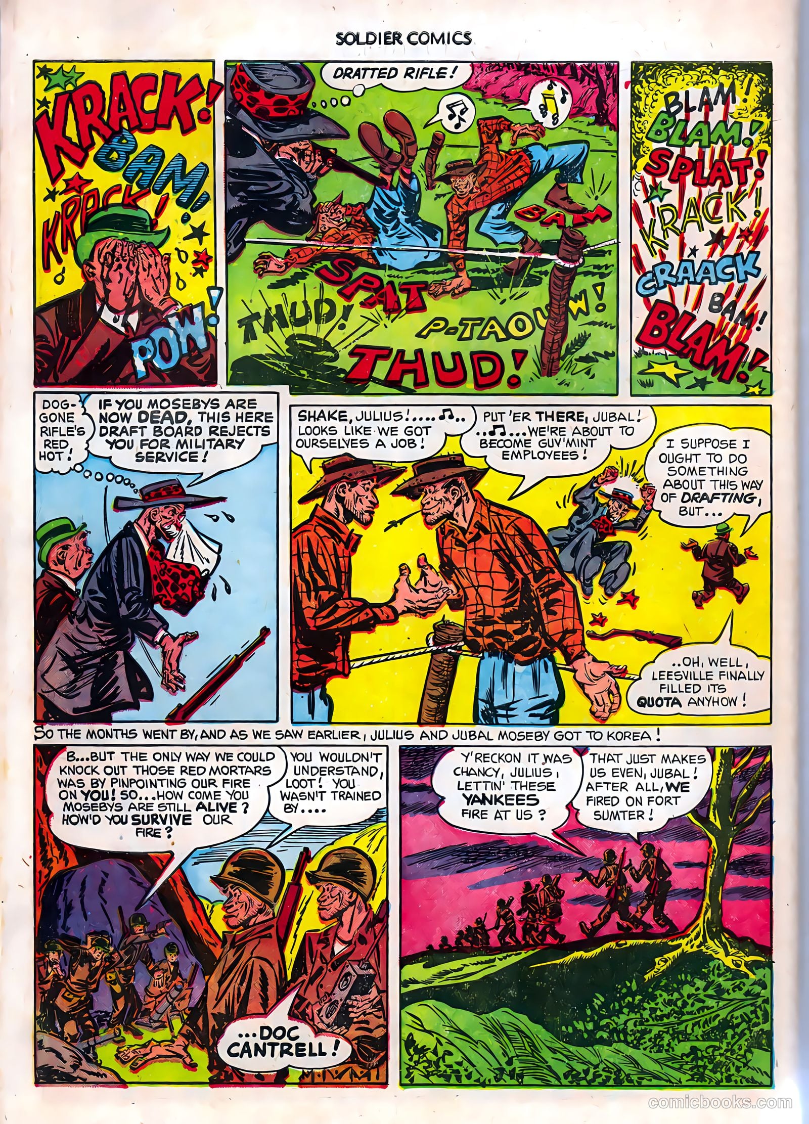 Soldier Comics #3 (1952) — page 34 of 37