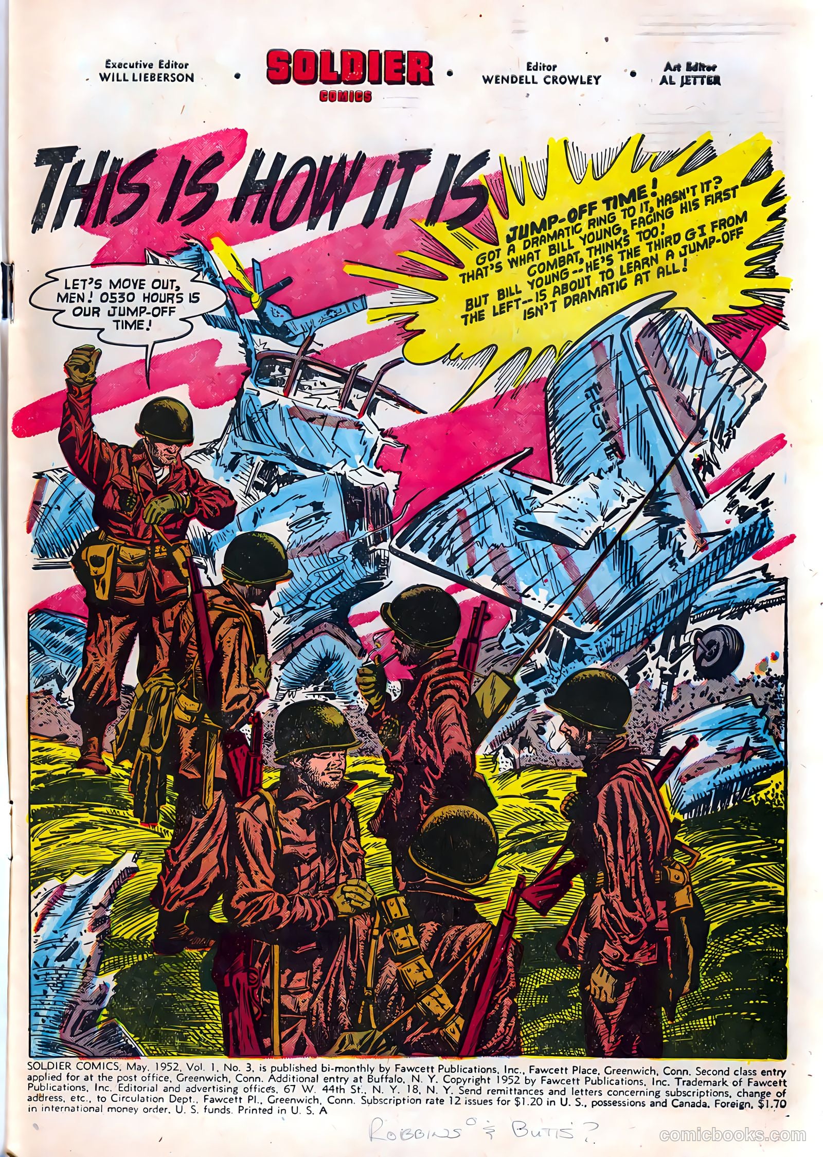 Soldier Comics #3 (1952) — page 3 of 36