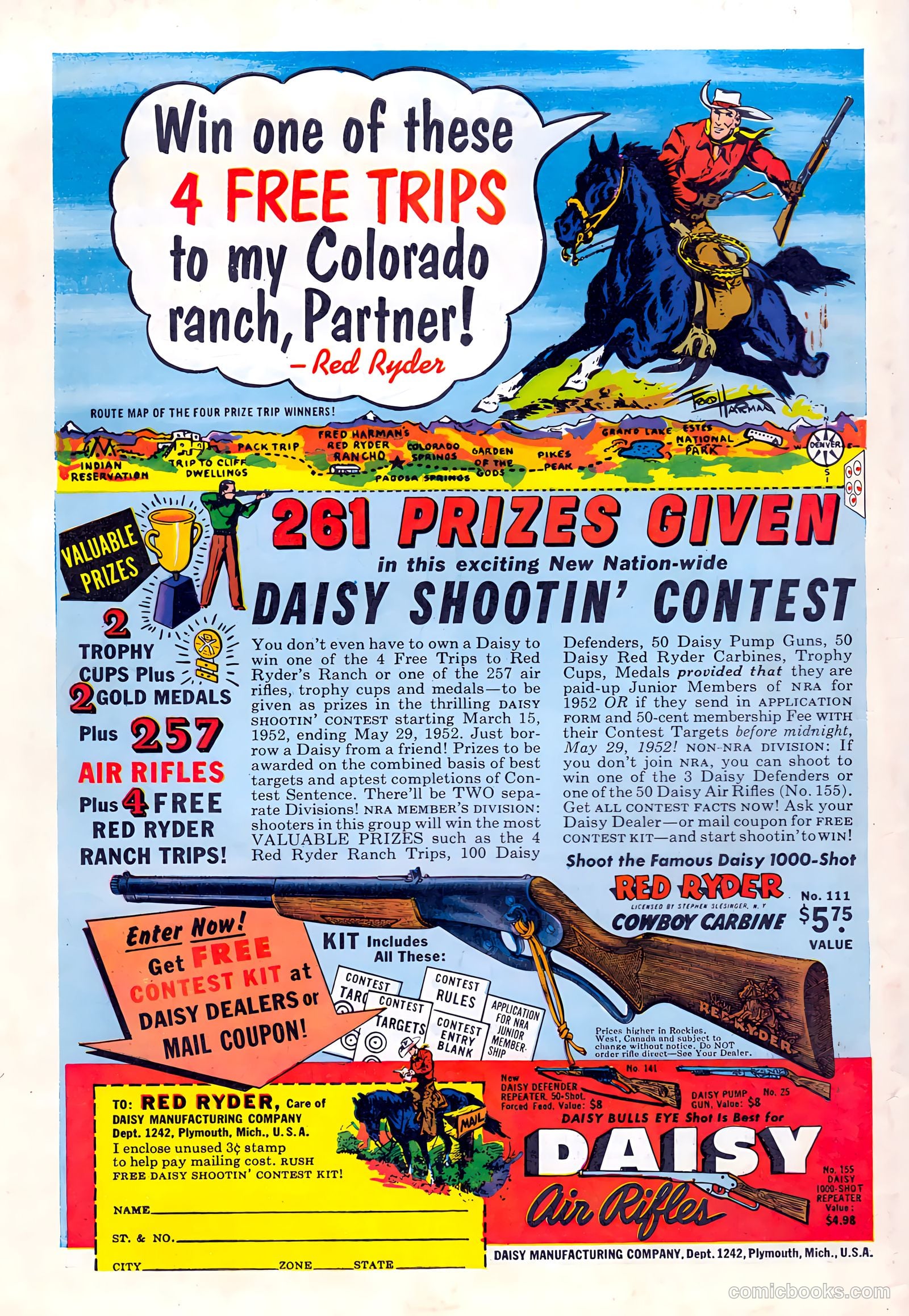 Soldier Comics #3 (1952) — page 36 of 36