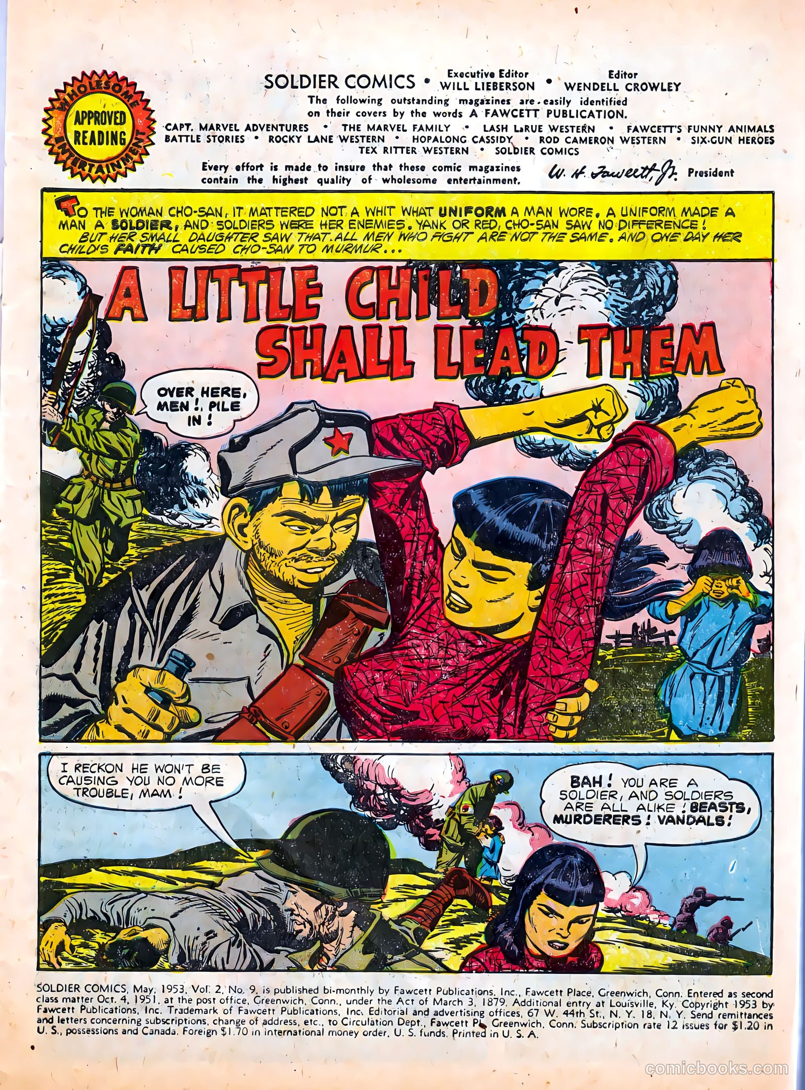 Soldier Comics #9 (1953) — page 3 of 37