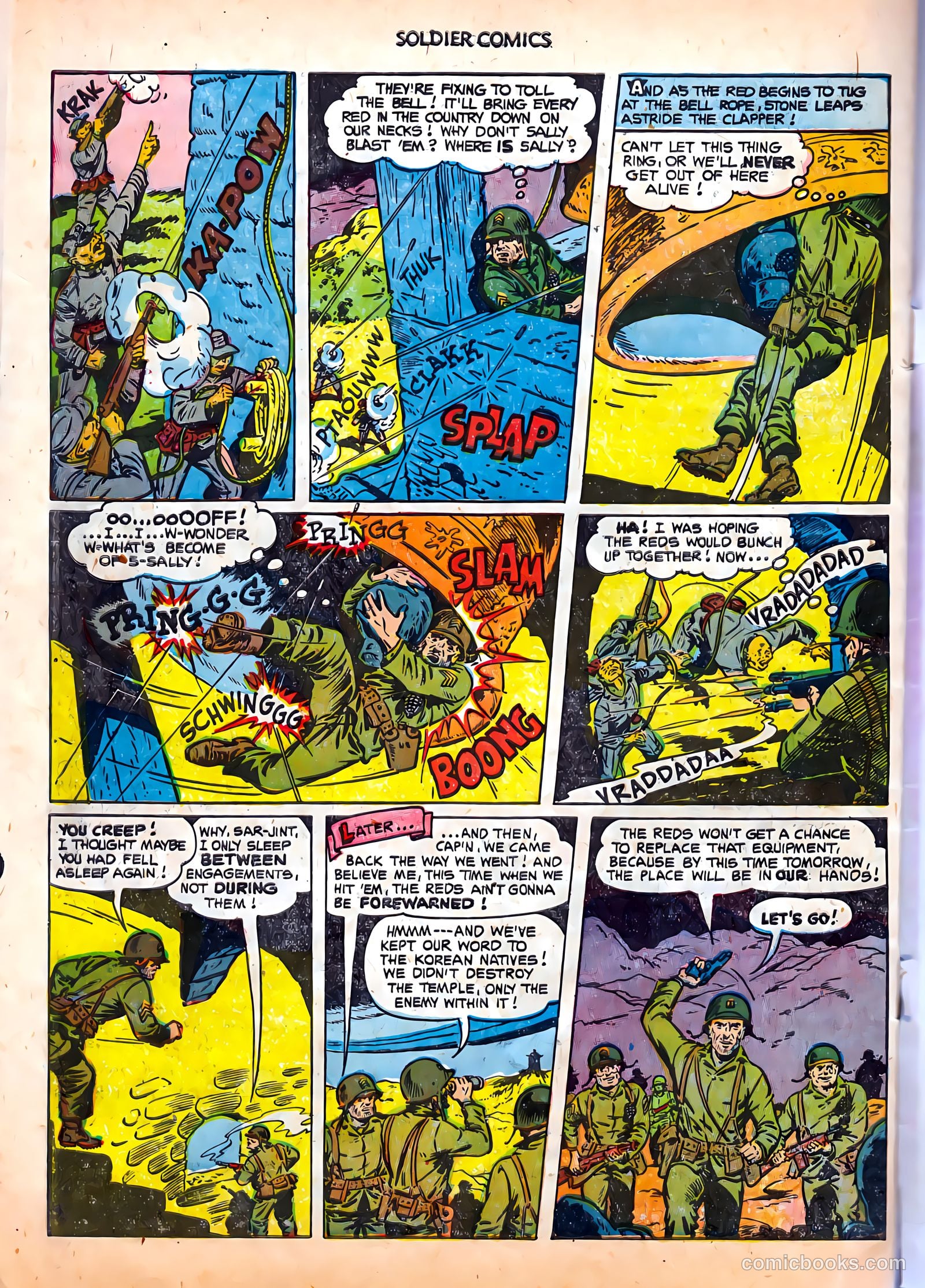 Soldier Comics #9 (1953) — page 34 of 37