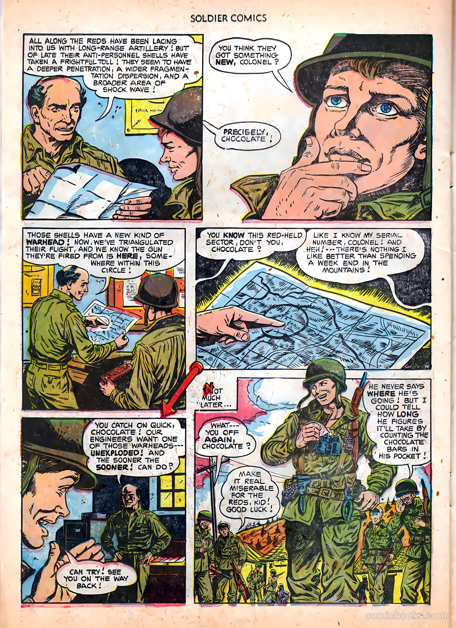 Soldier Comics #9 (1953) — page 22 of 36
