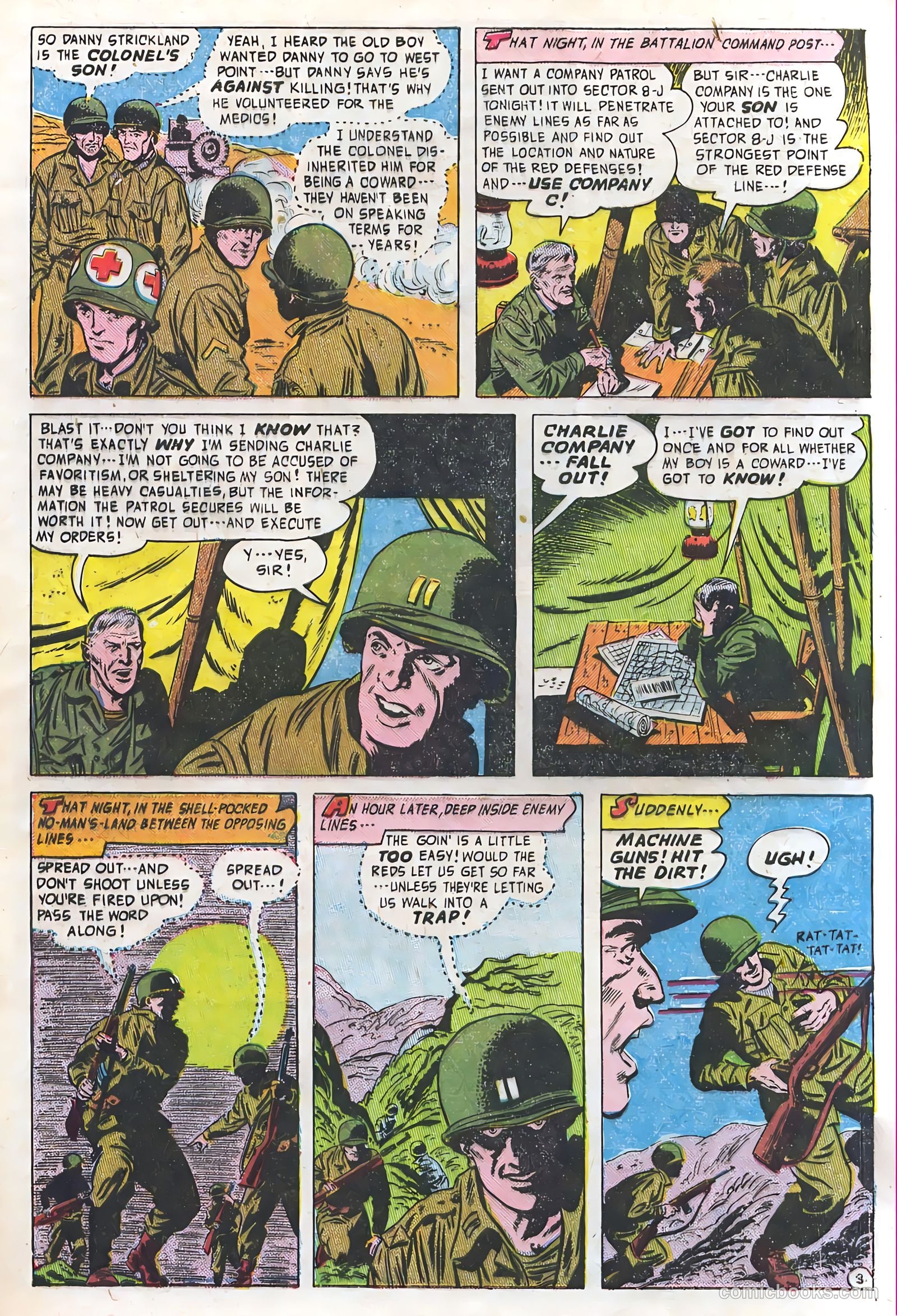 Soldiers of Fortune #10 (1952, Creston Publications Corp.) — page 5 of 36
