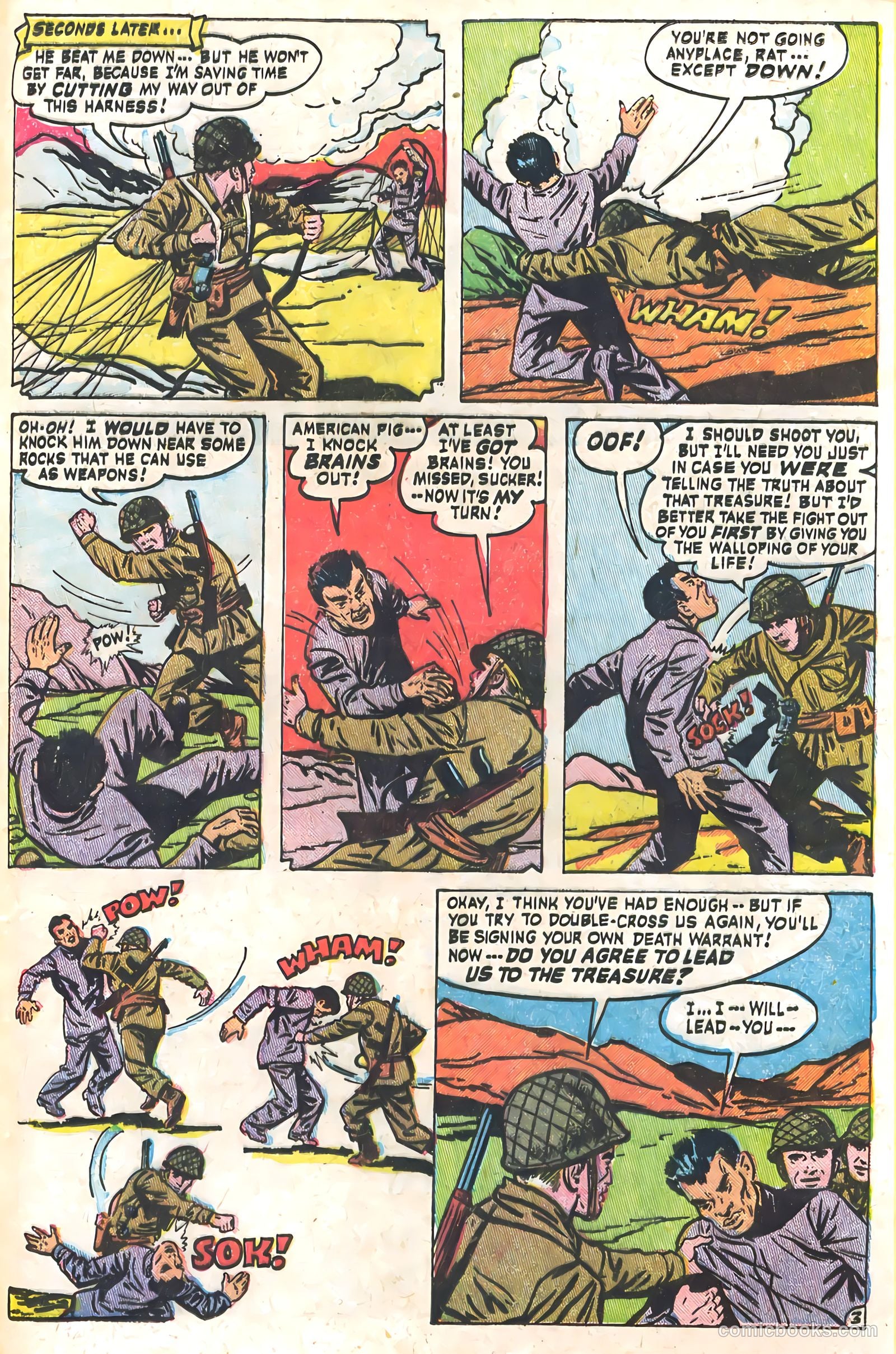 Soldiers of Fortune #10 (1952, Creston Publications Corp.) — page 13 of 36