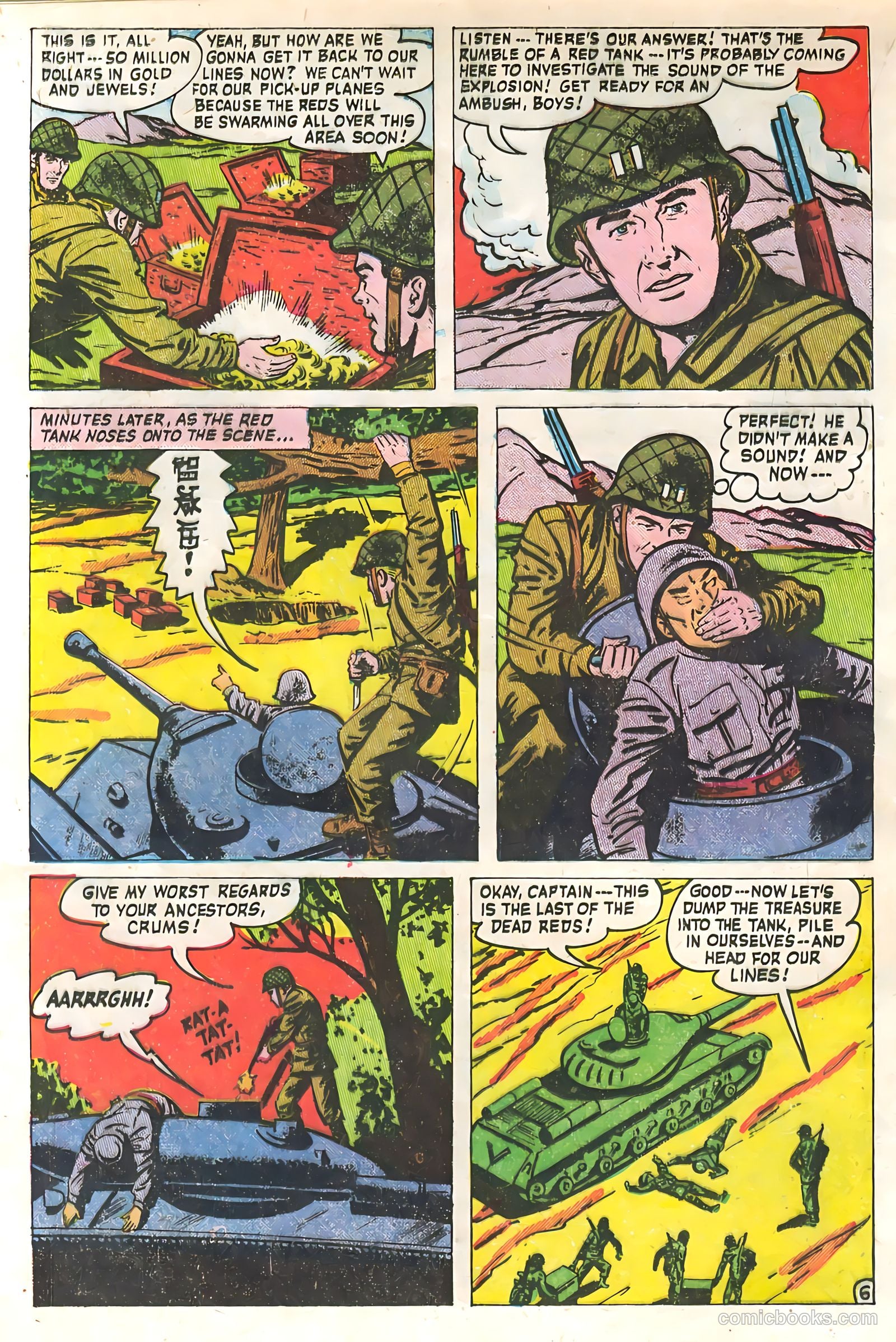 Soldiers of Fortune #10 (1952, Creston Publications Corp.) — page 16 of 36