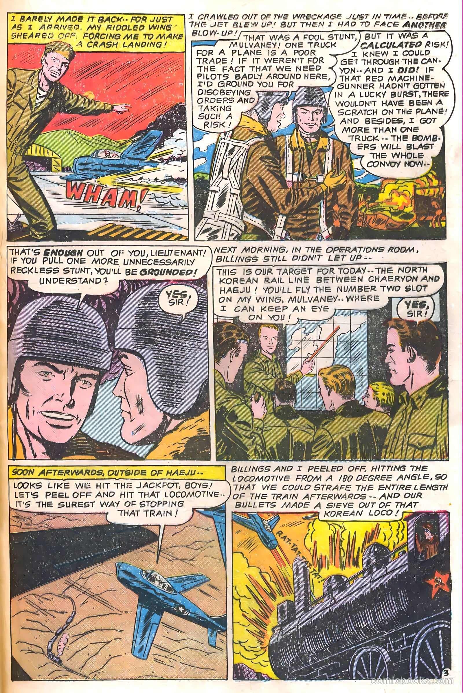 Soldiers of Fortune #10 (1952, Creston Publications Corp.) — page 21 of 36