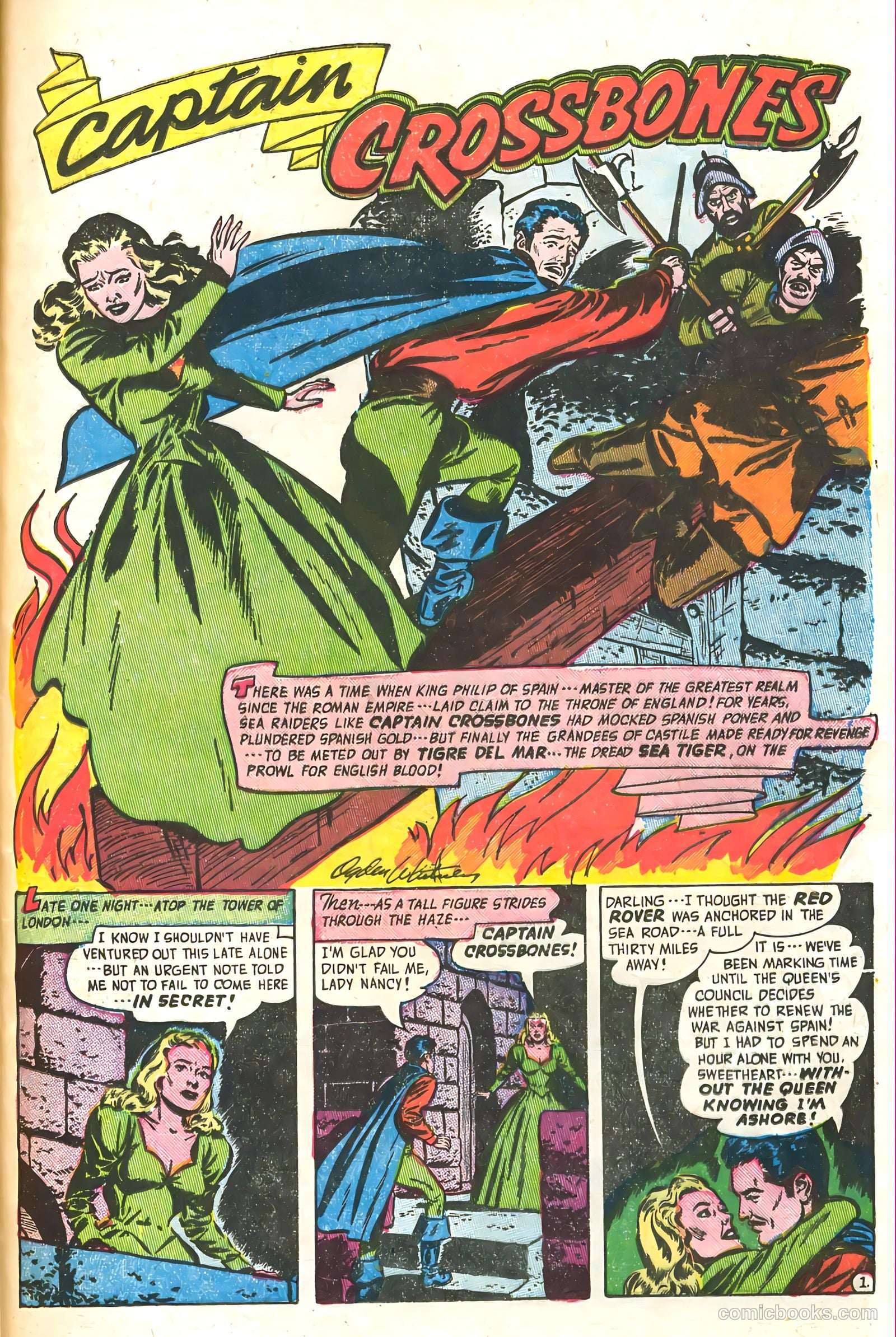 Soldiers of Fortune #10 (1952, Creston Publications Corp.) — page 25 of 36