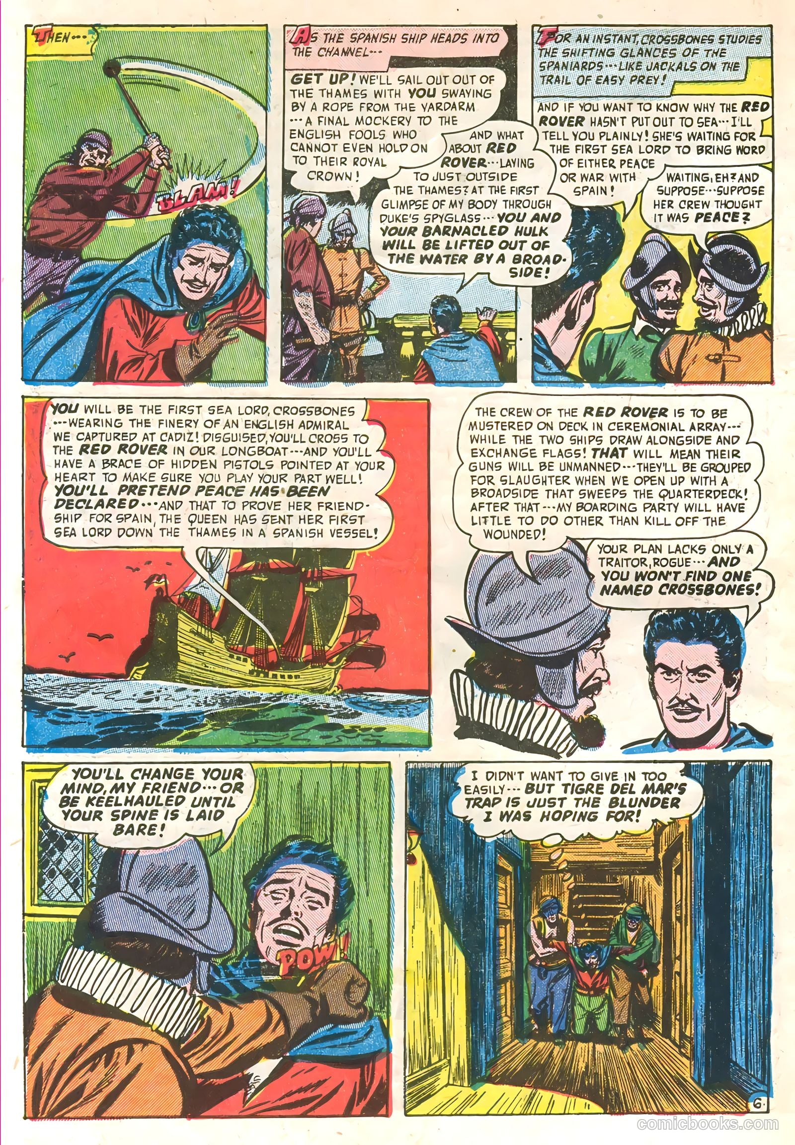 Soldiers of Fortune #10 (1952, Creston Publications Corp.) — page 30 of 36