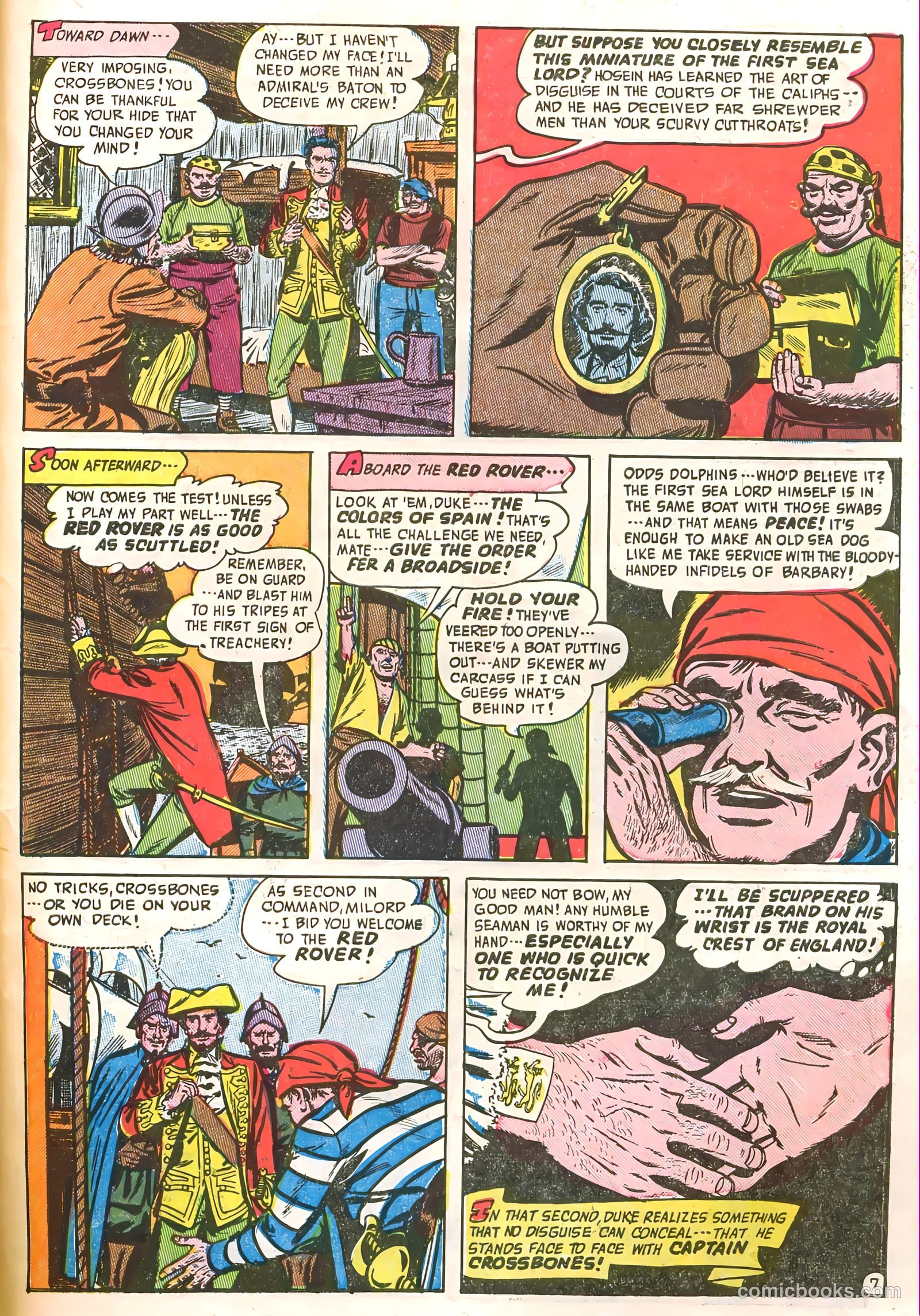 Soldiers of Fortune #10 (1952, Creston Publications Corp.) — page 31 of 36