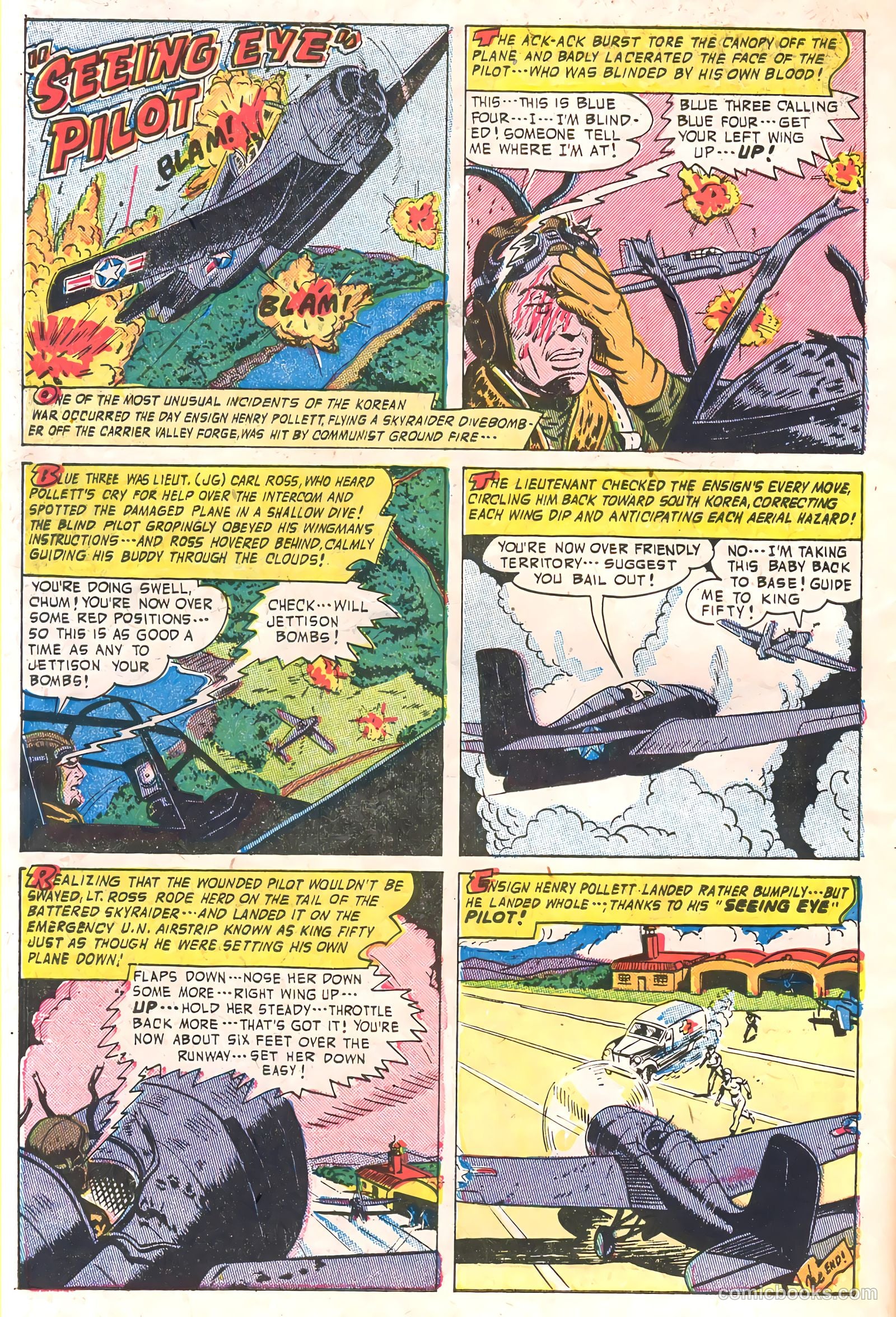 Soldiers of Fortune #10 (1952, Creston Publications Corp.) — page 34 of 36