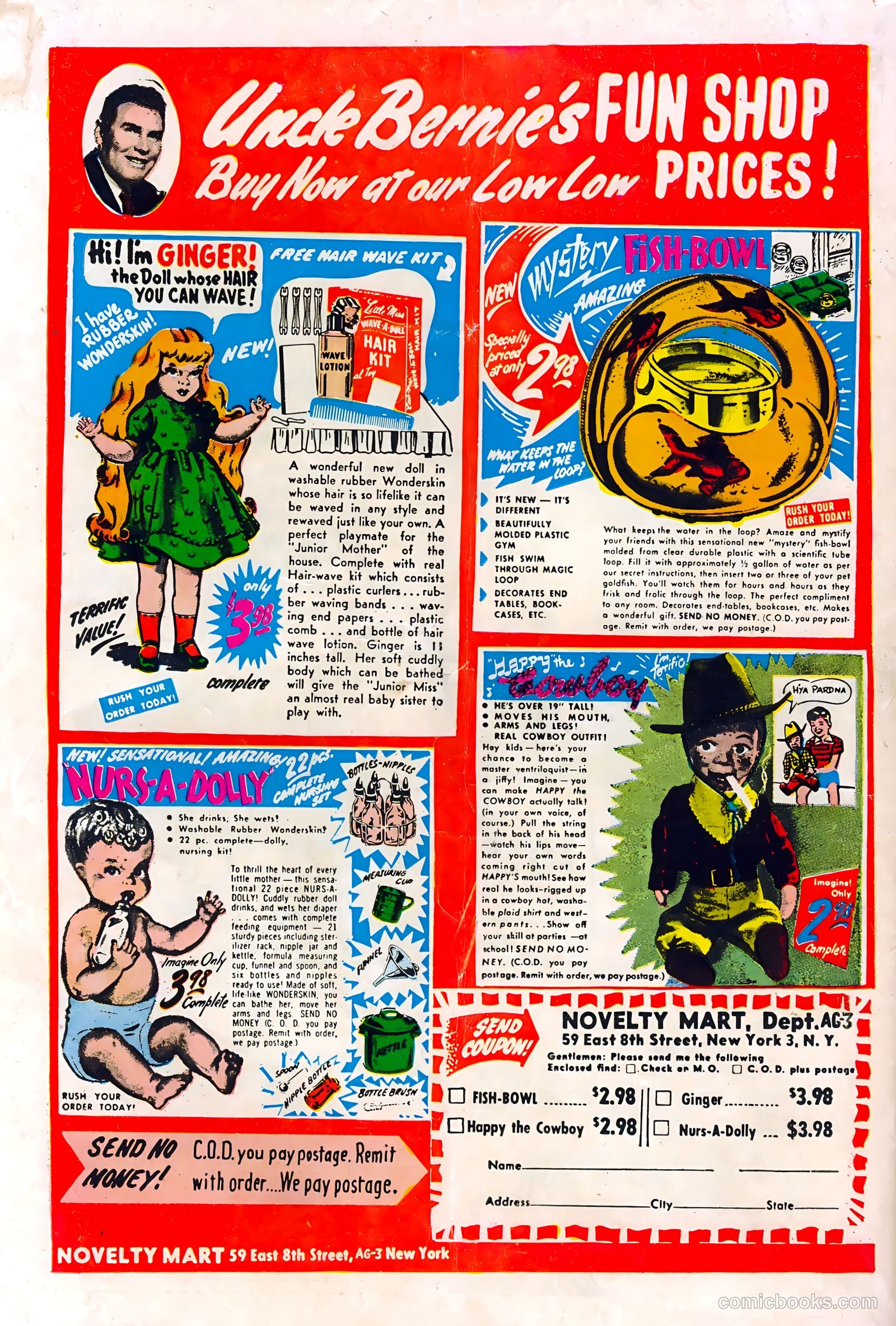 Soldiers of Fortune #10 (1952, Creston Publications Corp.) — page 36 of 36