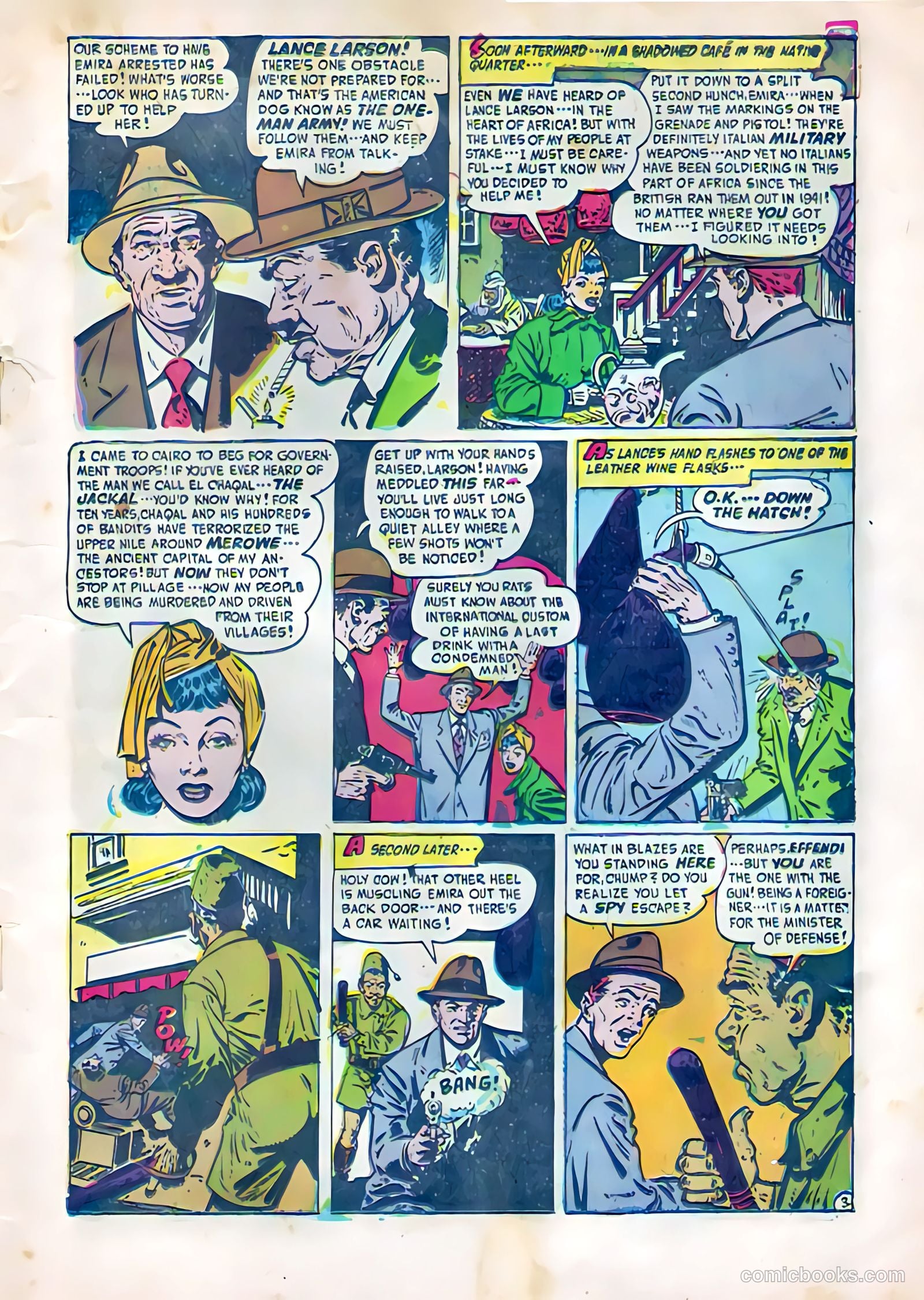 Soldiers of Fortune #5 (1951, Creston Publications Corp.) — page 5 of 36