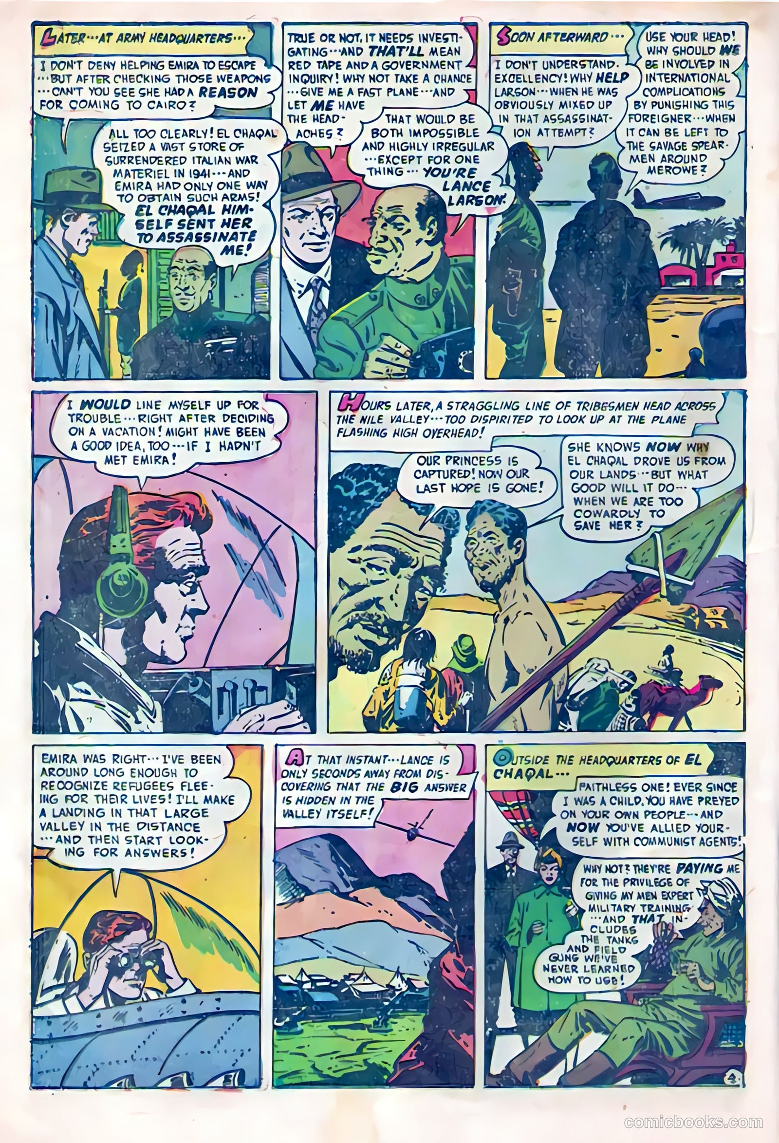 Soldiers of Fortune #5 (1951, Creston Publications Corp.) — page 6 of 36