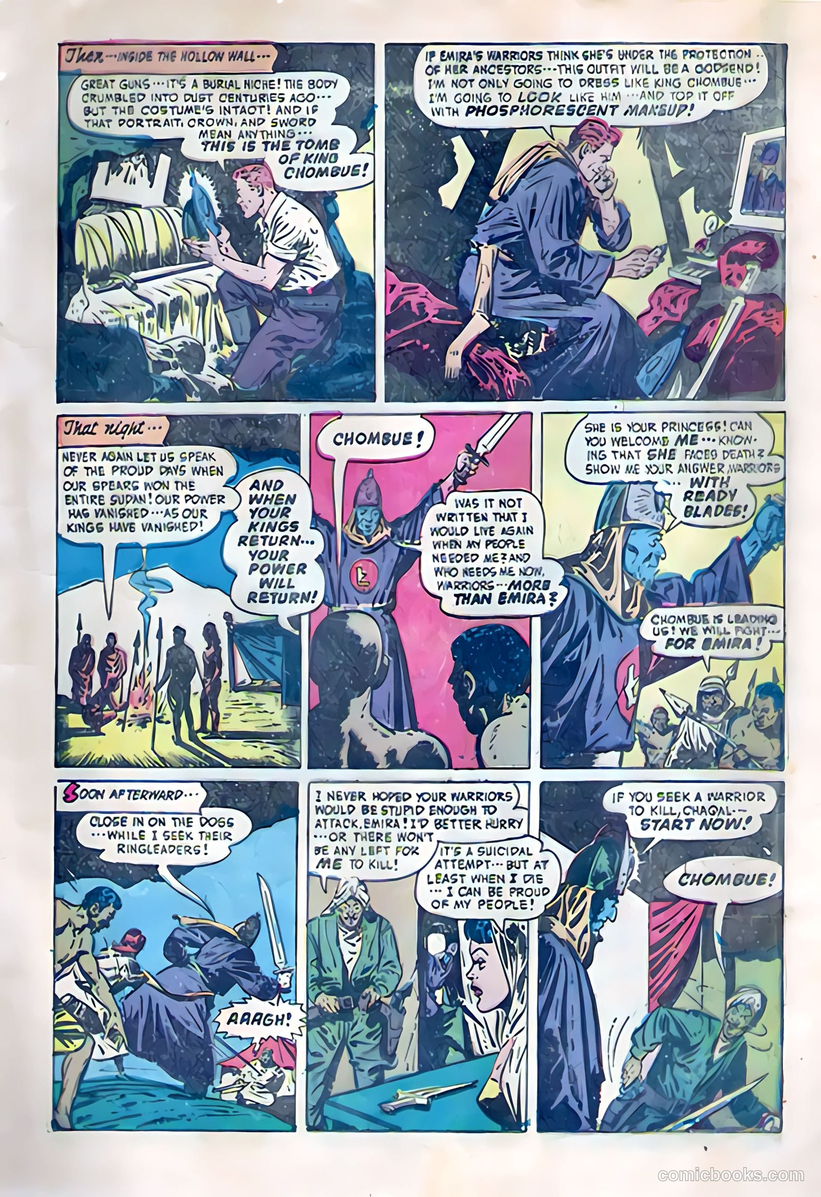 Soldiers of Fortune #5 (1951, Creston Publications Corp.) — page 9 of 36