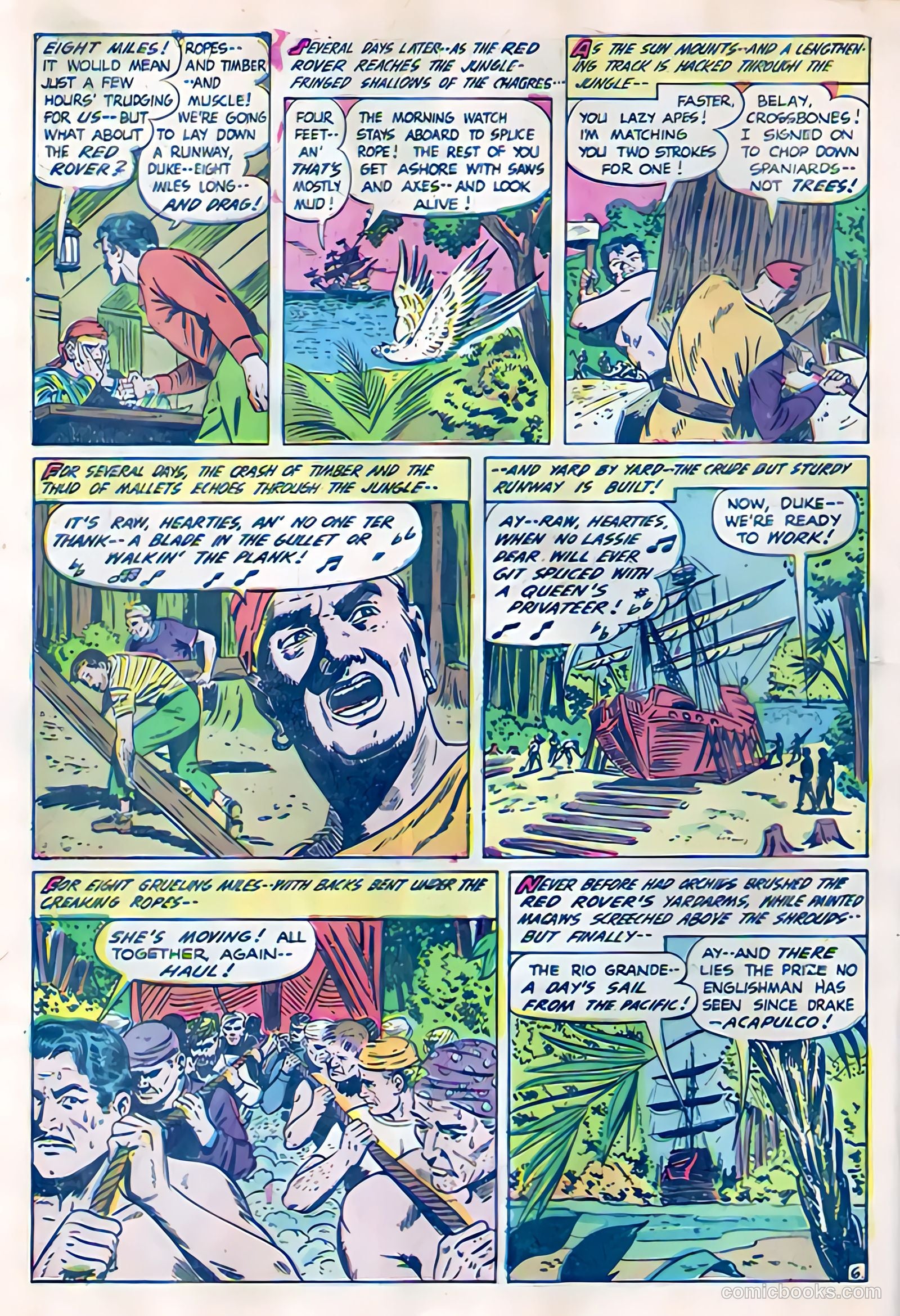Soldiers of Fortune #5 (1951, Creston Publications Corp.) — page 17 of 36