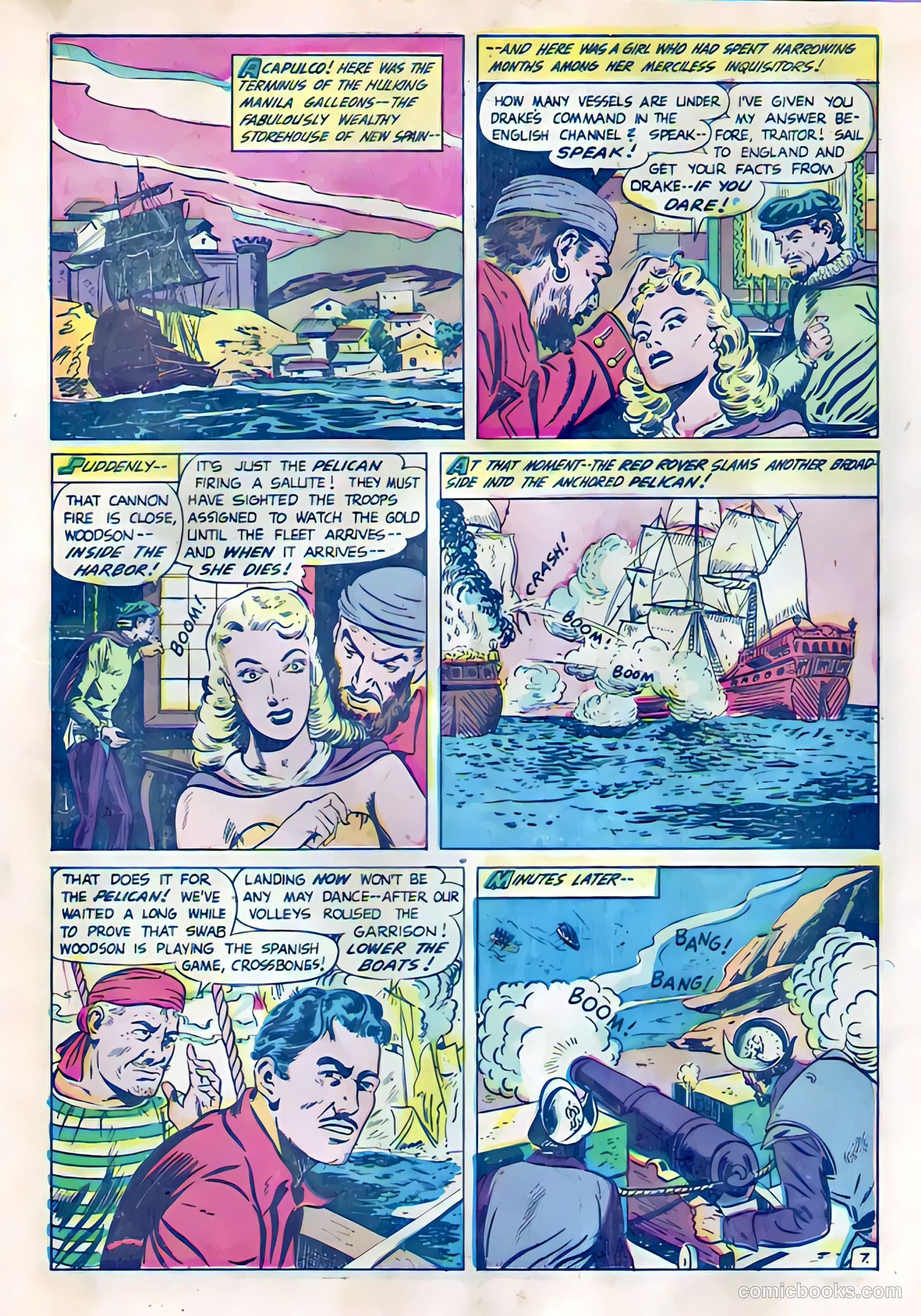 Soldiers of Fortune #5 (1951, Creston Publications Corp.) — page 19 of 36