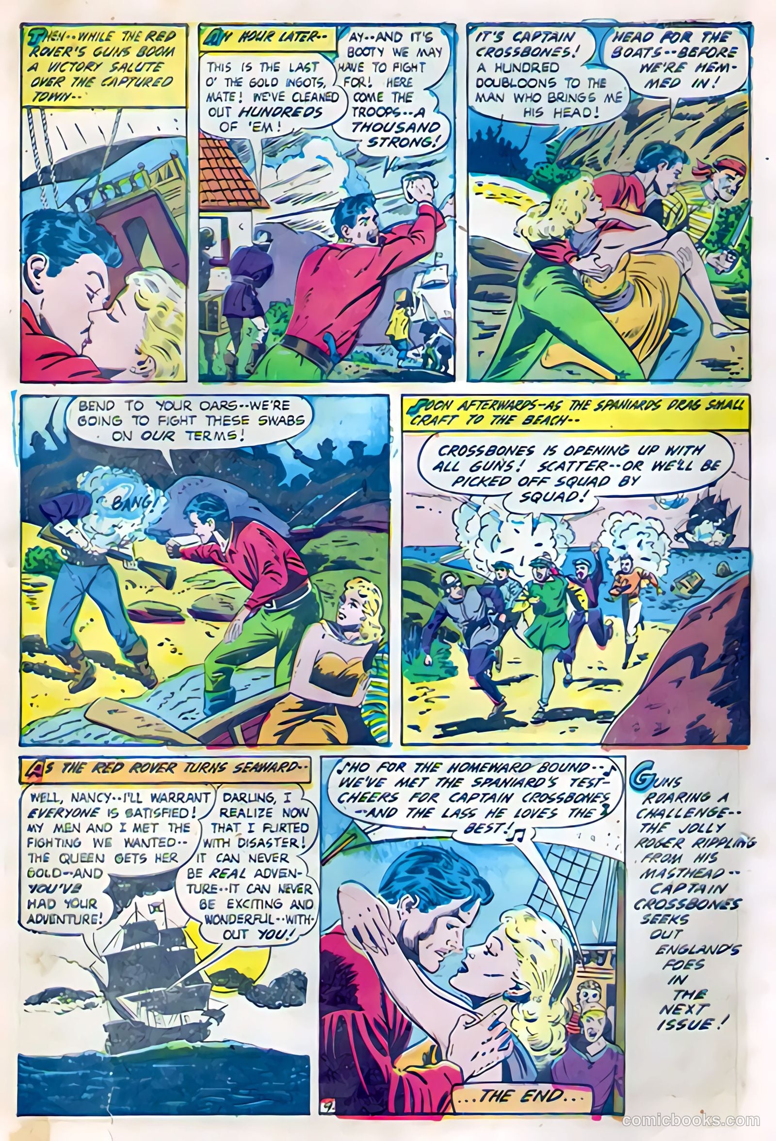 Soldiers of Fortune #5 (1951, Creston Publications Corp.) — page 21 of 36