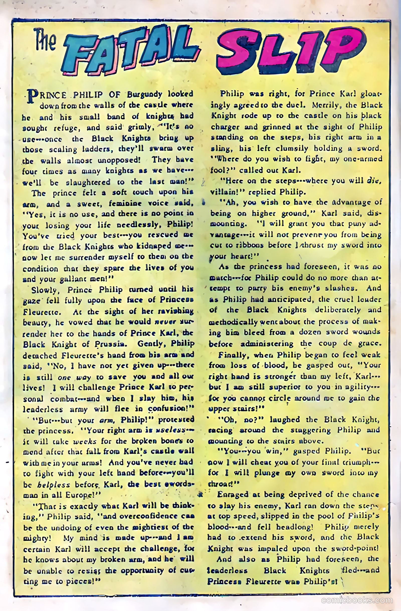 Soldiers of Fortune #5 (1951, Creston Publications Corp.) — page 22 of 36