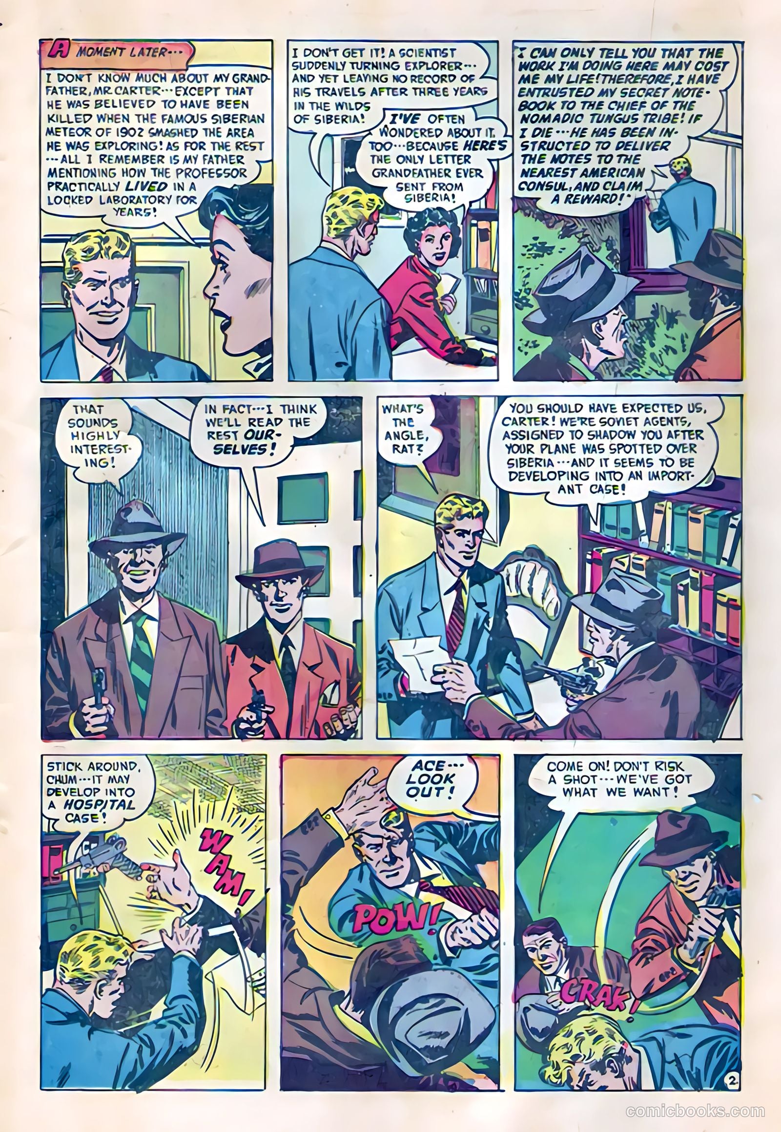 Soldiers of Fortune #5 (1951, Creston Publications Corp.) — page 27 of 36