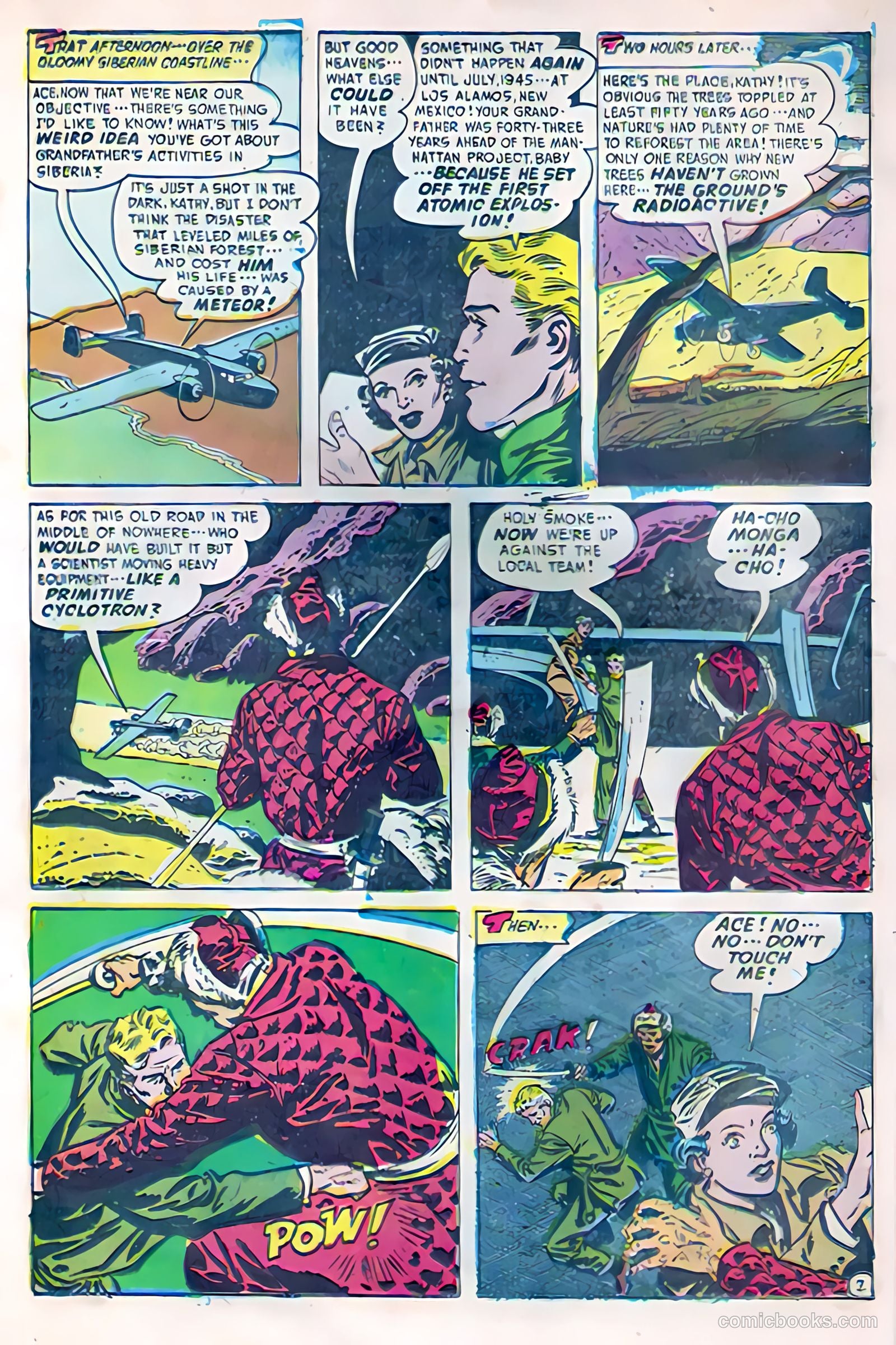 Soldiers of Fortune #5 (1951, Creston Publications Corp.) — page 32 of 36