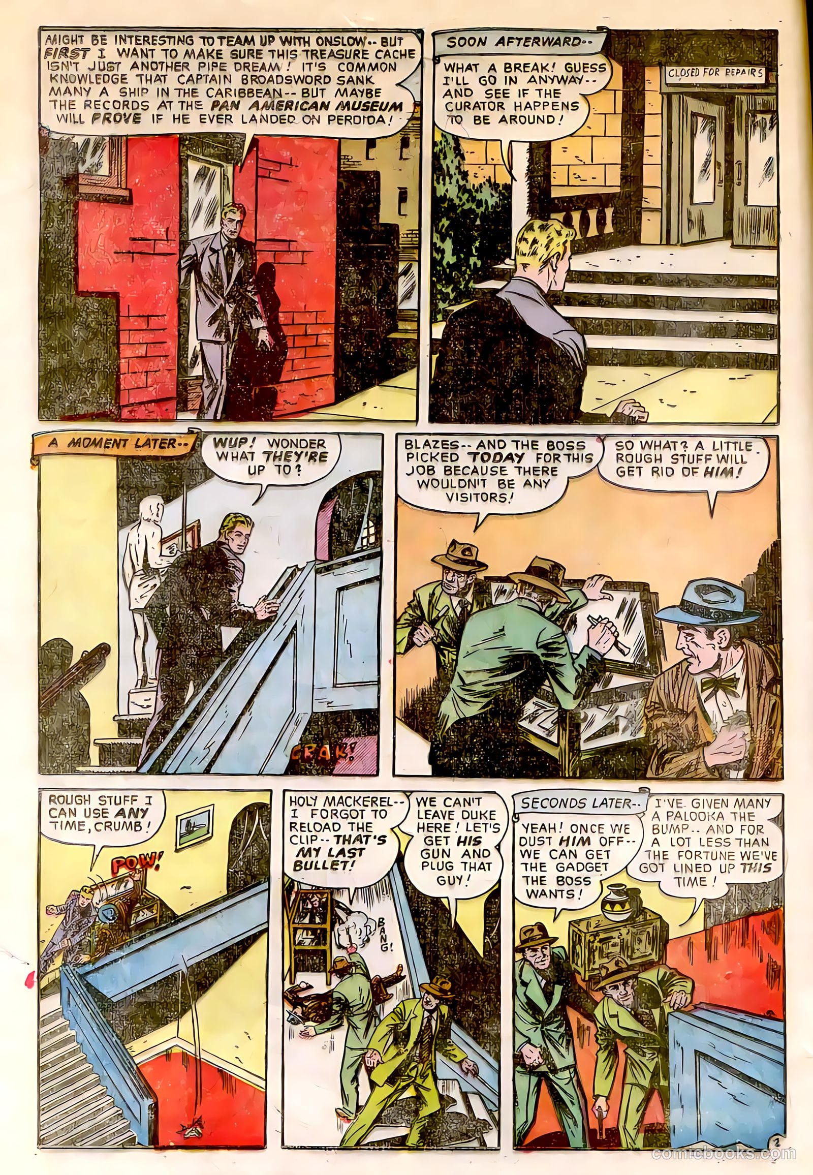 Soldiers of Fortune #8 (1952, Creston Publications Corp.) — page 3 of 33