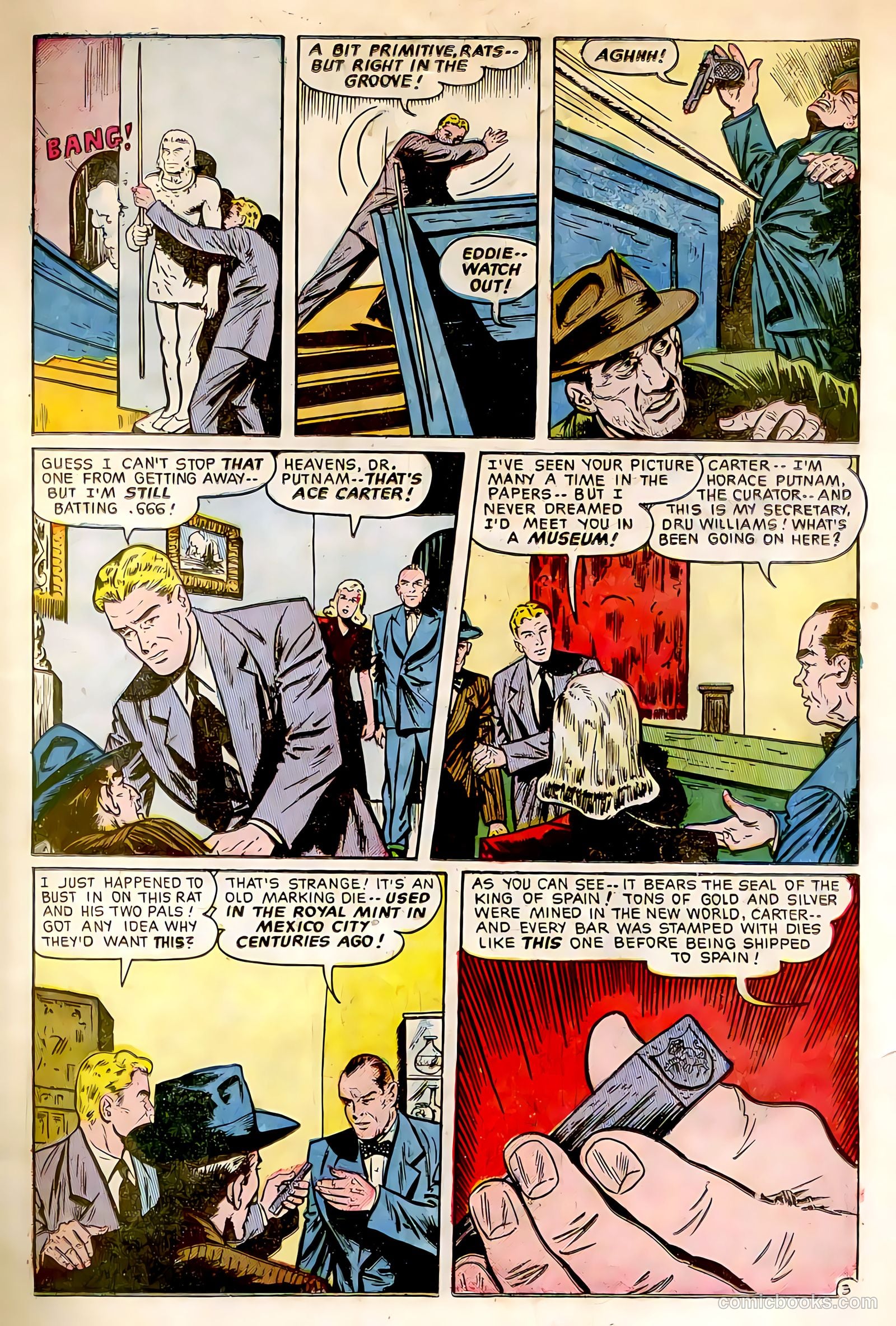 Soldiers of Fortune #8 (1952, Creston Publications Corp.) — page 4 of 33