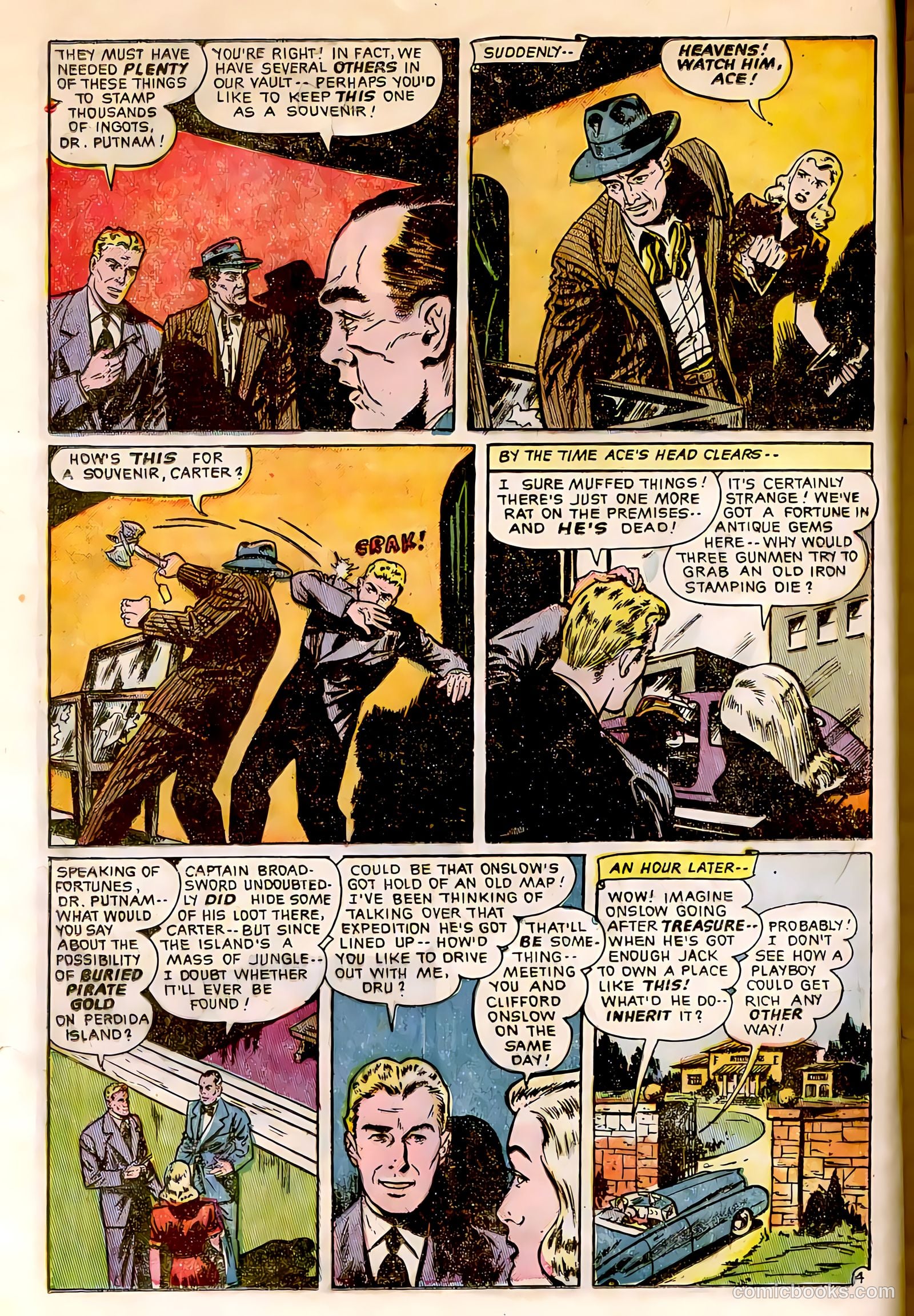 Soldiers of Fortune #8 (1952, Creston Publications Corp.) — page 5 of 33
