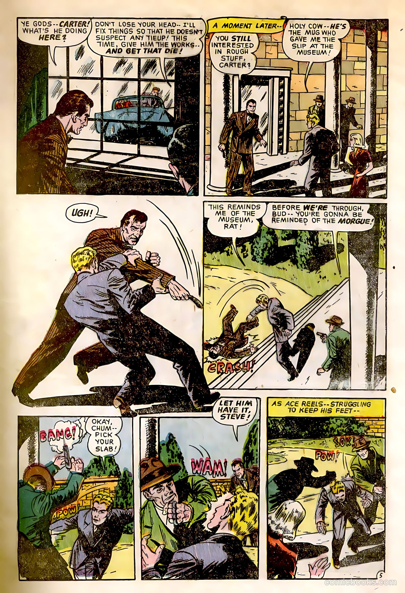 Soldiers of Fortune #8 (1952, Creston Publications Corp.) — page 6 of 33