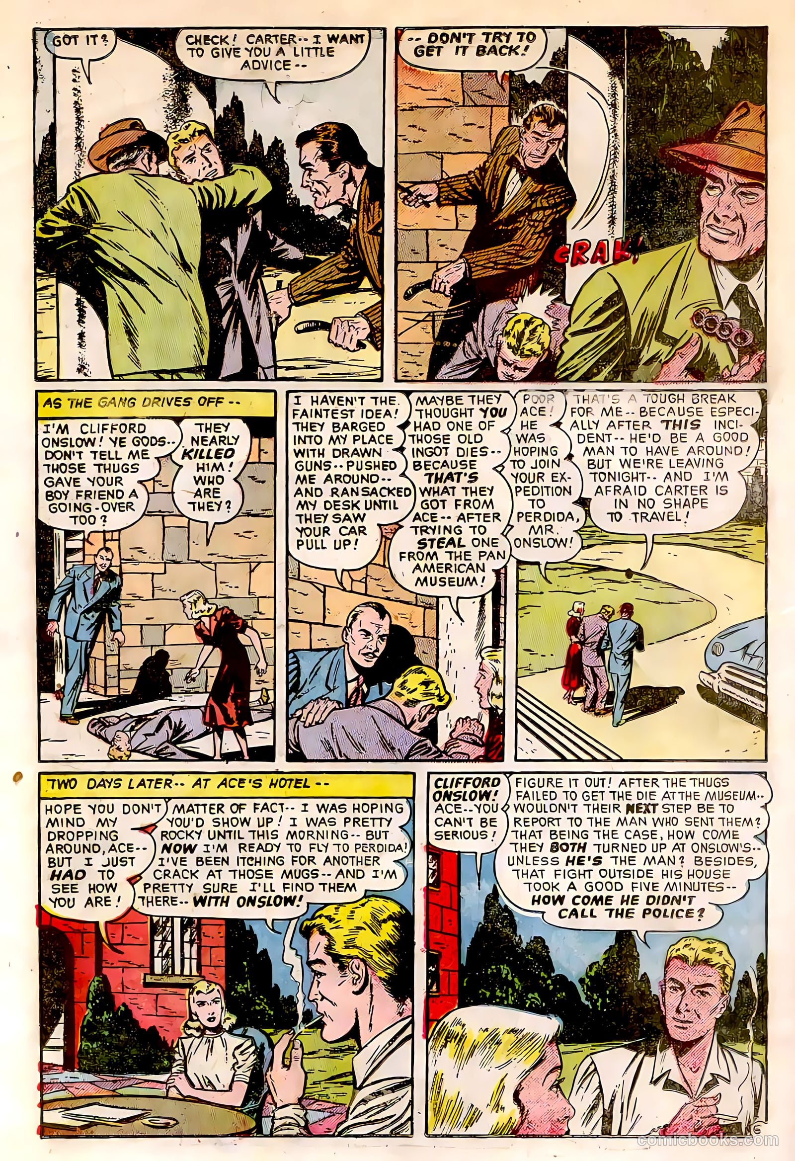 Soldiers of Fortune #8 (1952, Creston Publications Corp.) — page 7 of 33