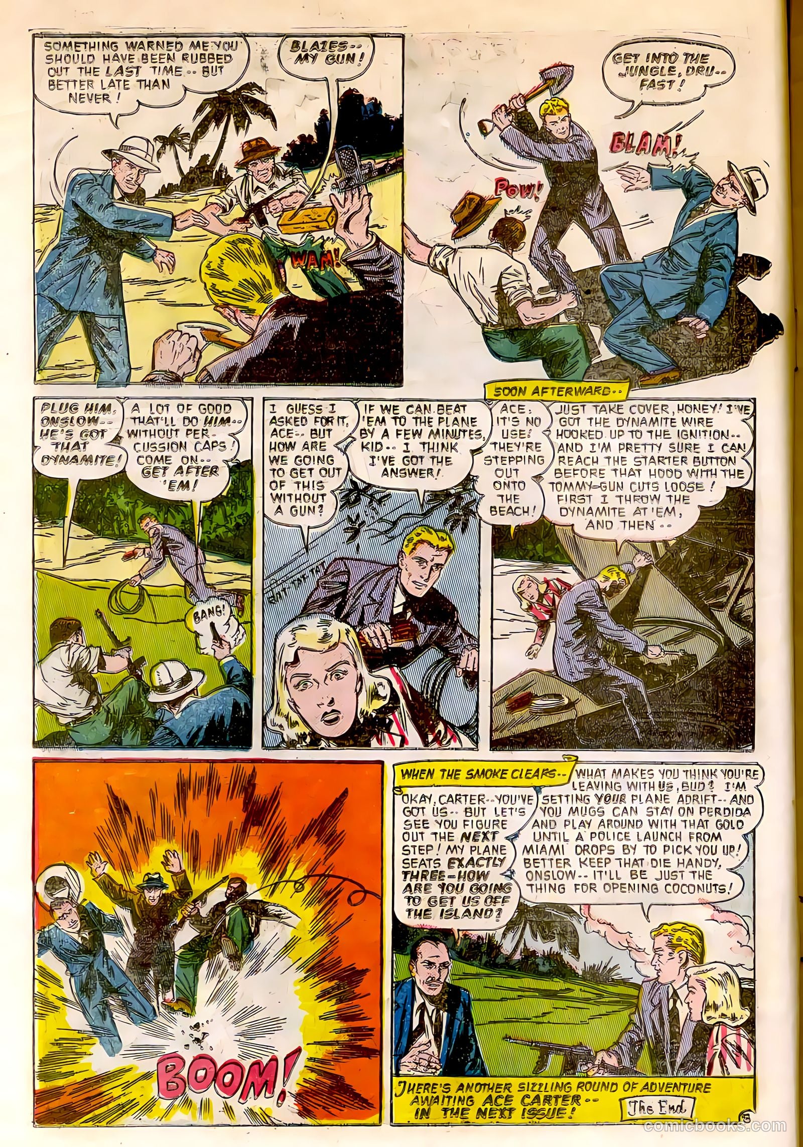 Soldiers of Fortune #8 (1952, Creston Publications Corp.) — page 9 of 33