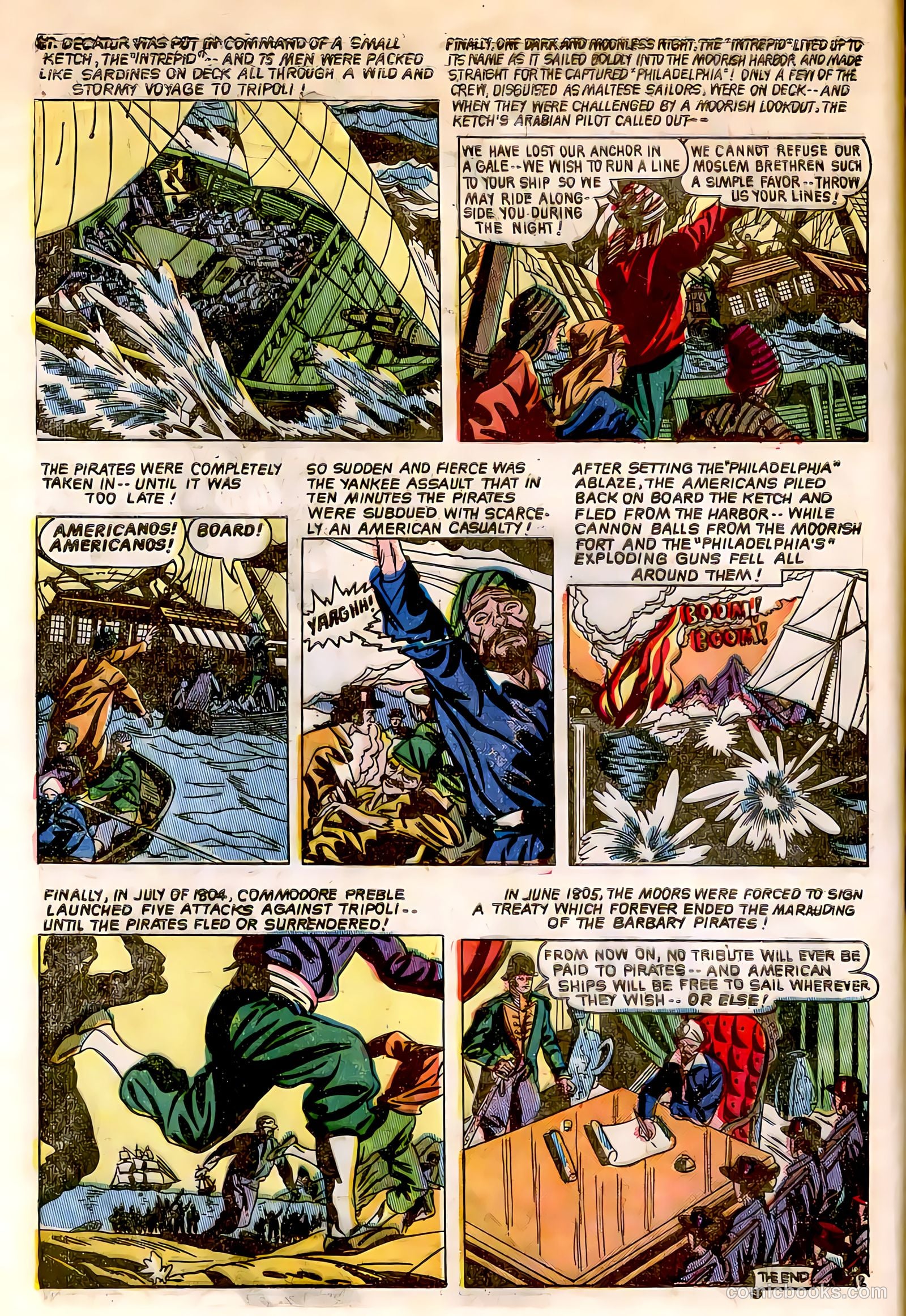 Soldiers of Fortune #8 (1952, Creston Publications Corp.) — page 11 of 33