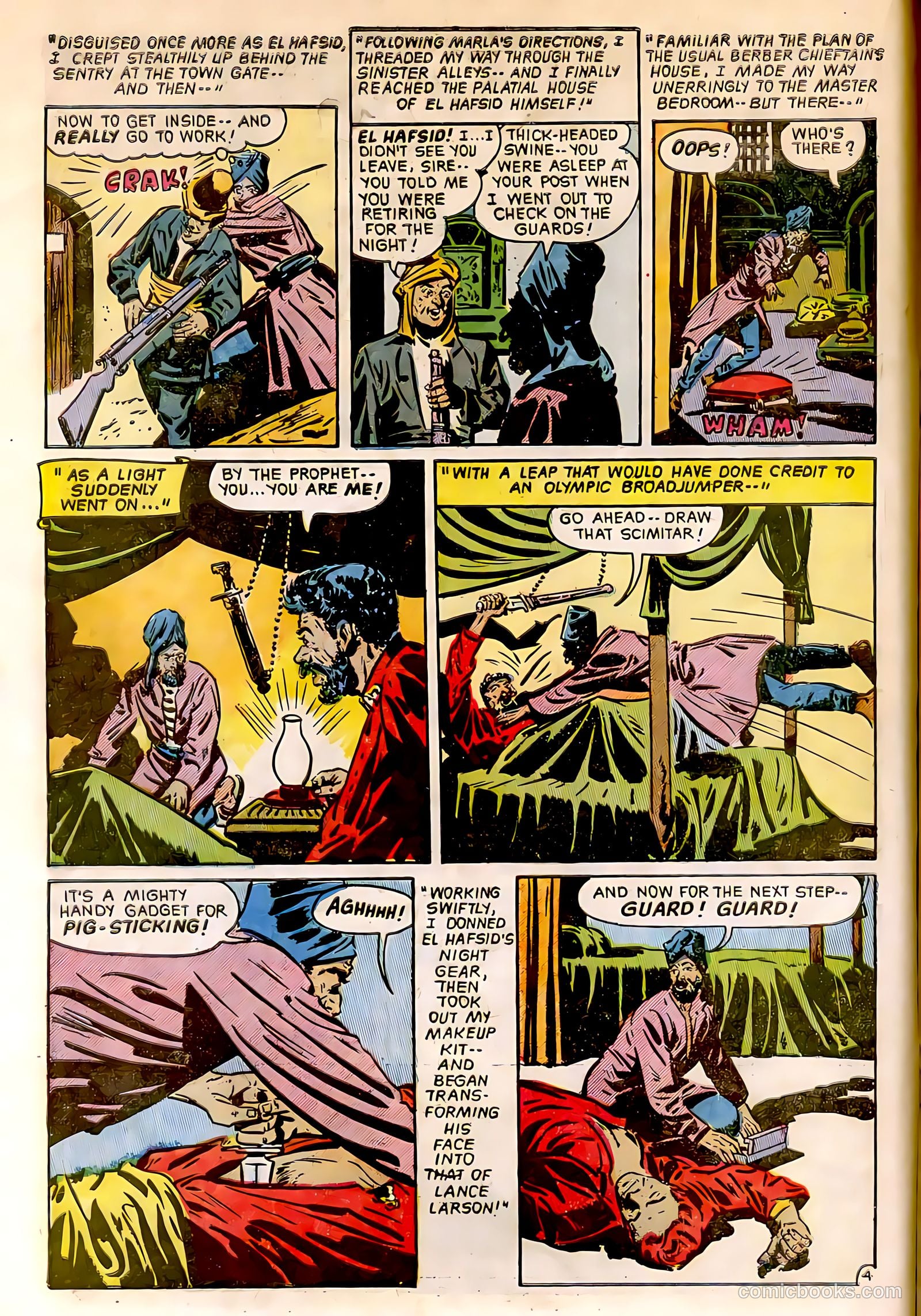 Soldiers of Fortune #8 (1952, Creston Publications Corp.) — page 15 of 33