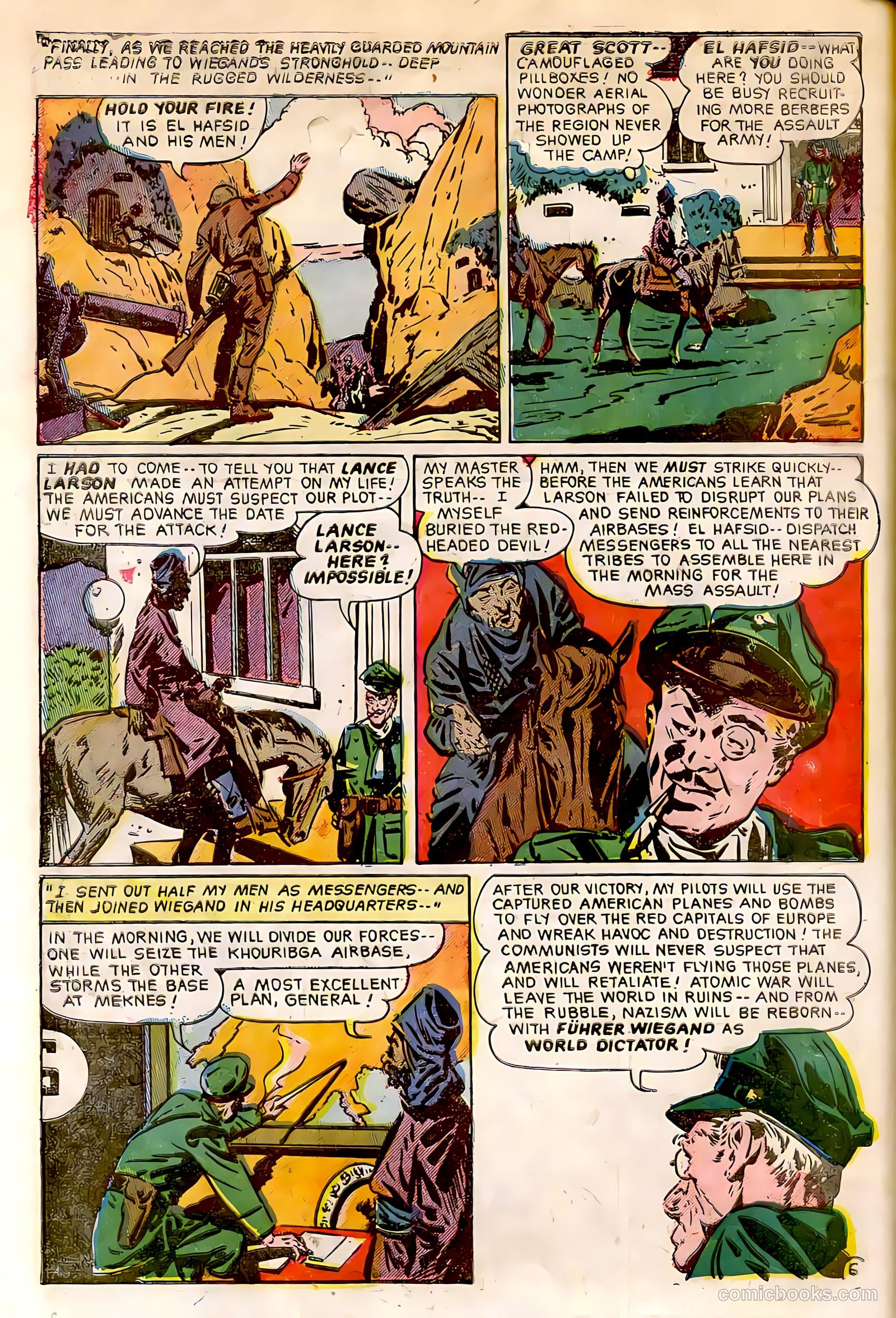 Soldiers of Fortune #8 (1952, Creston Publications Corp.) — page 17 of 33