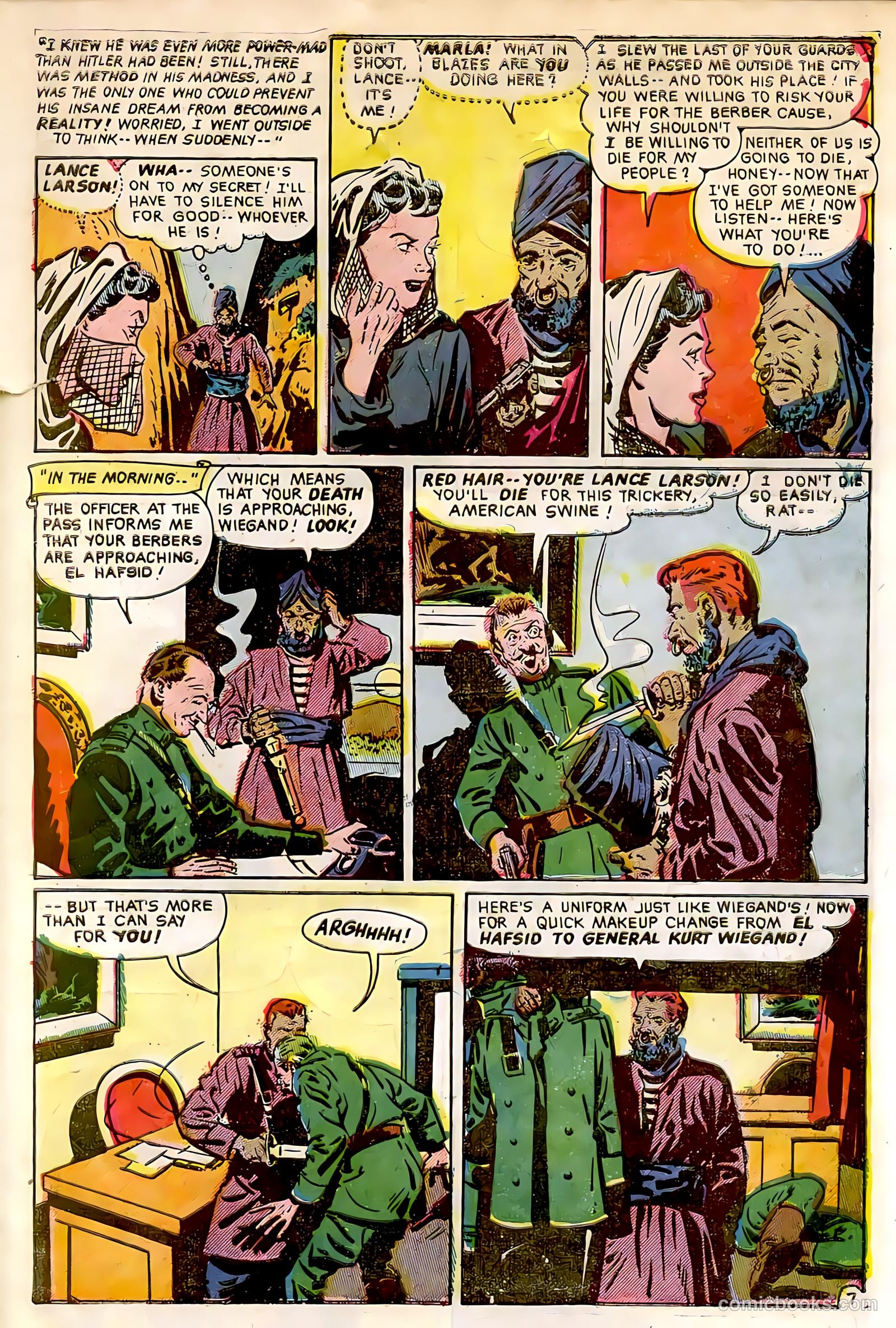 Soldiers of Fortune #8 (1952, Creston Publications Corp.) — page 18 of 33