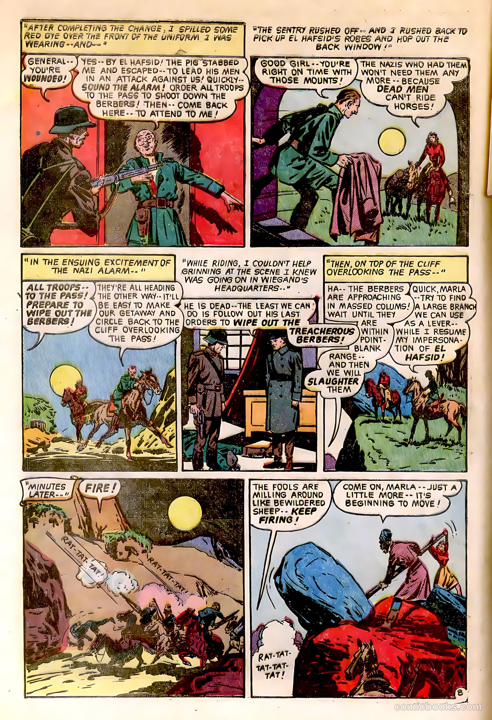 Soldiers of Fortune #8 (1952, Creston Publications Corp.) — page 19 of 33