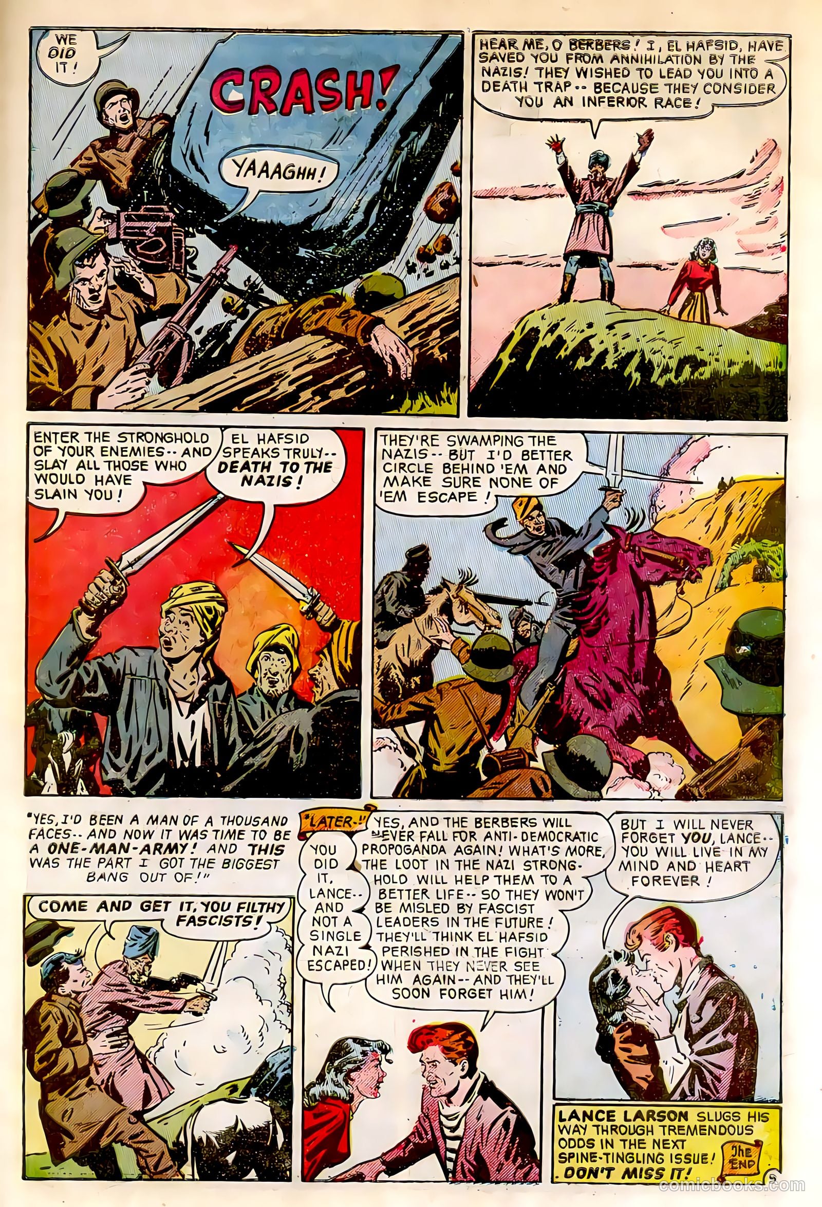 Soldiers of Fortune #8 (1952, Creston Publications Corp.) — page 20 of 33
