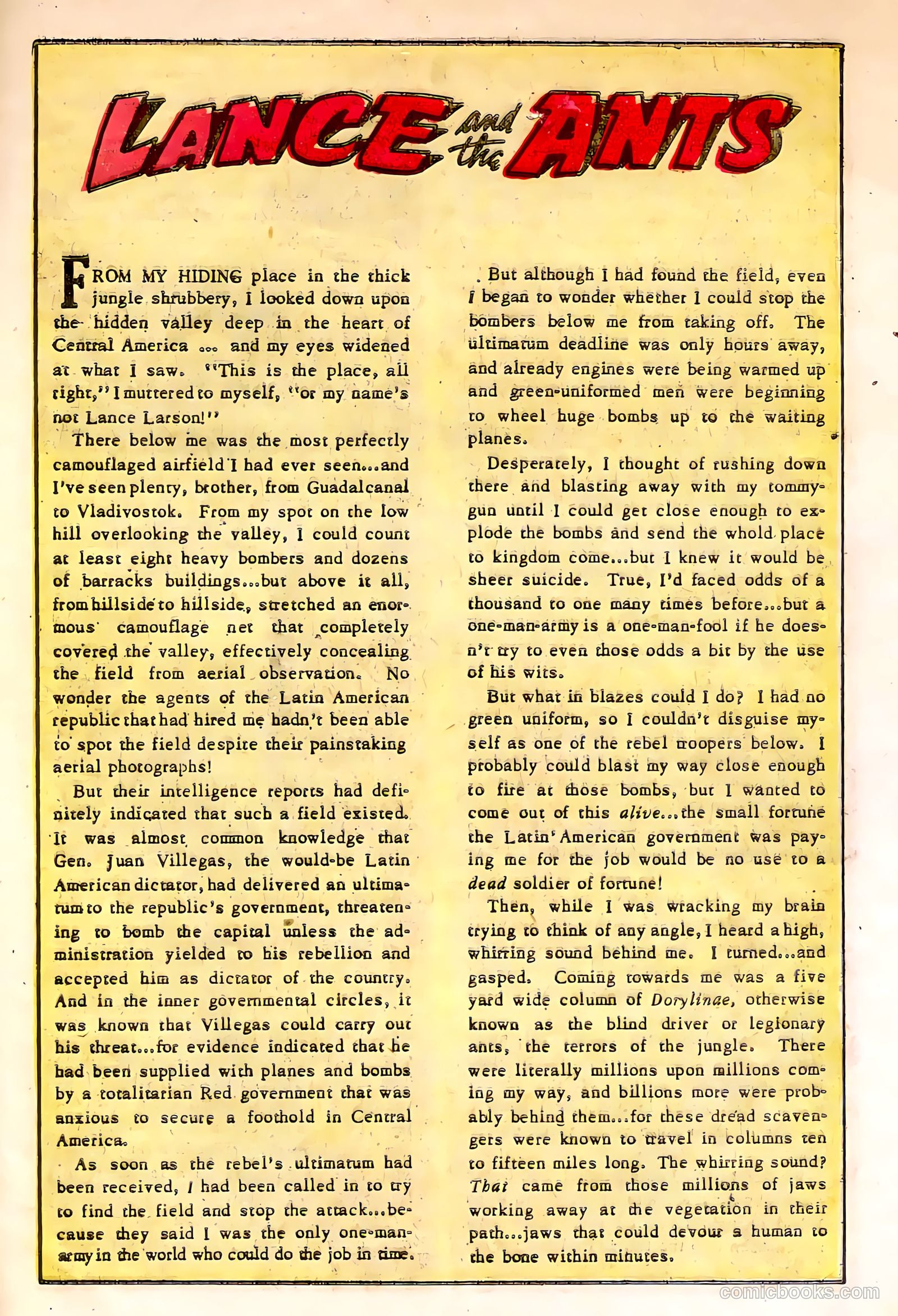 Soldiers of Fortune #8 (1952, Creston Publications Corp.) — page 24 of 33