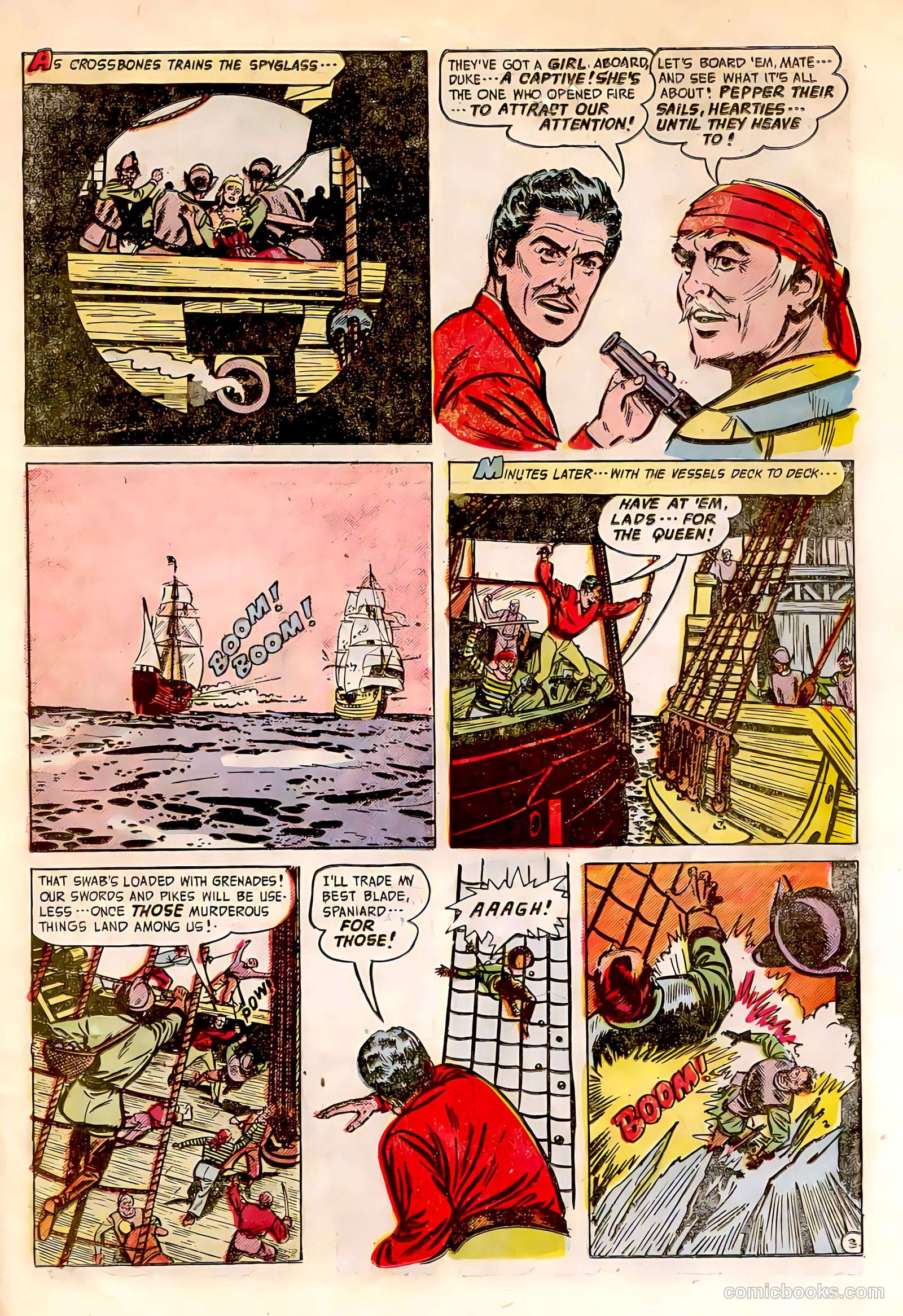 Soldiers of Fortune #8 (1952, Creston Publications Corp.) — page 28 of 33