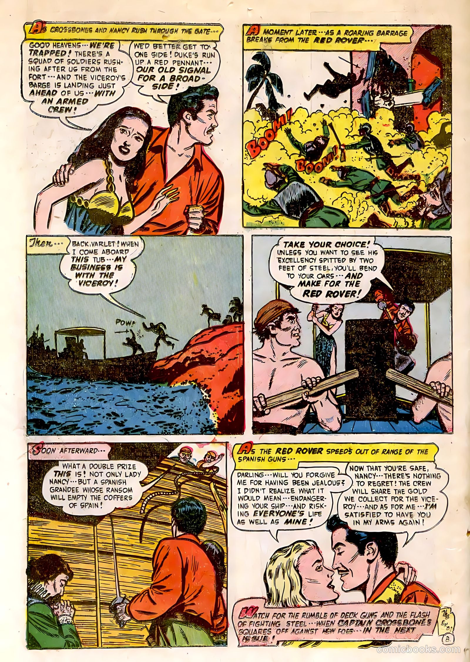 Soldiers of Fortune #8 (1952, Creston Publications Corp.) — page 33 of 33