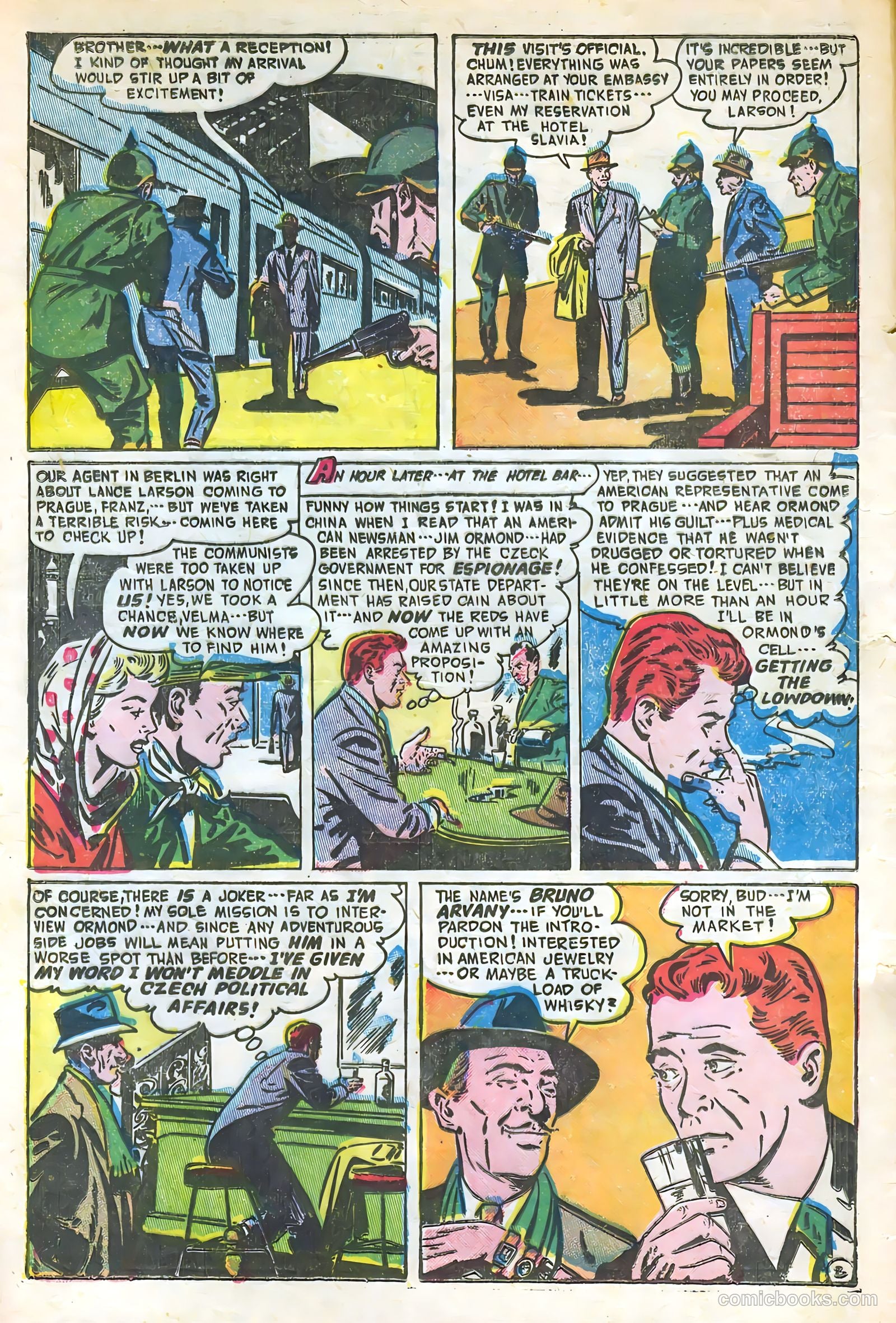 Soldiers of Fortune #9 (1952, Creston Publications Corp.) — page 4 of 36