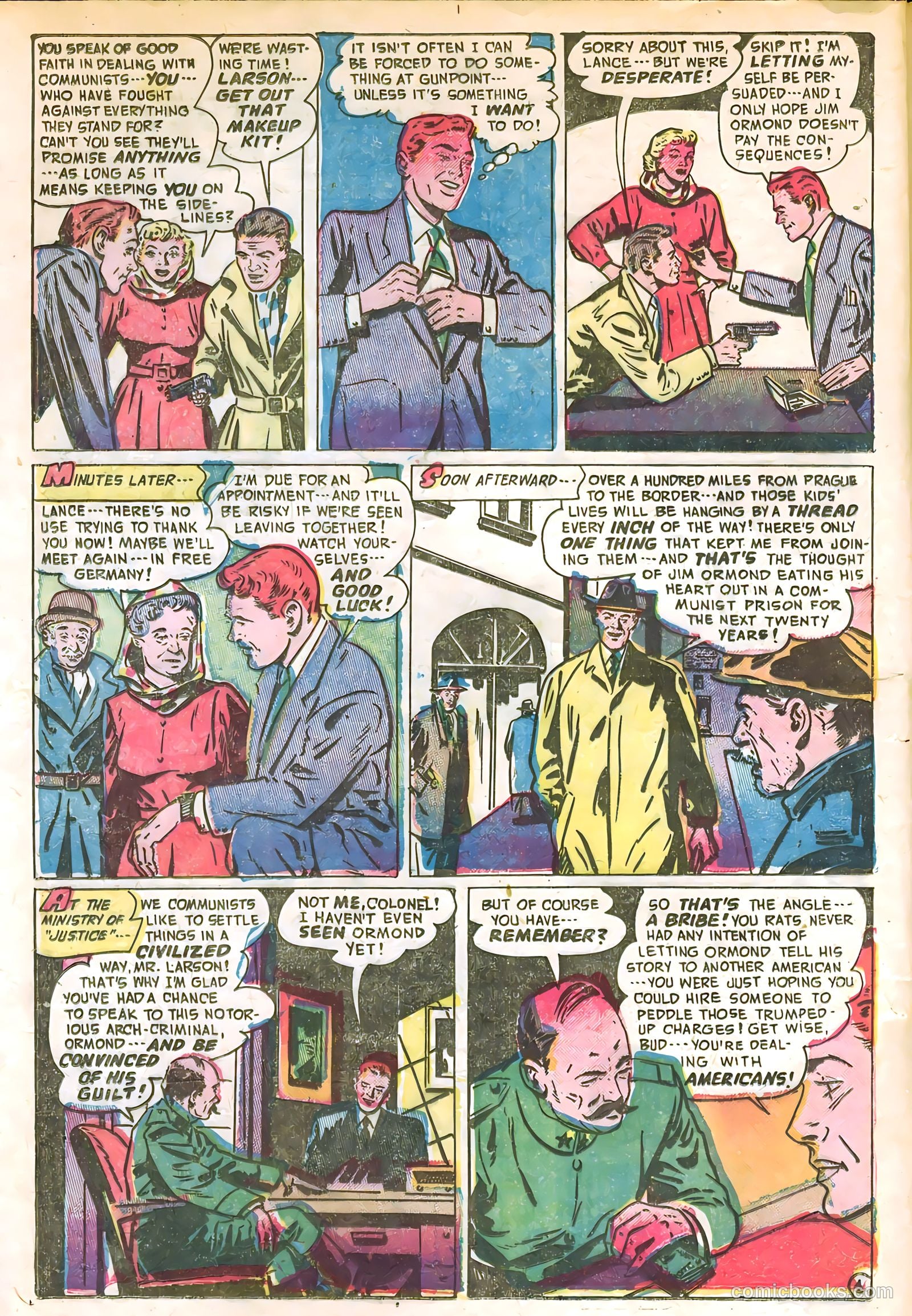 Soldiers of Fortune #9 (1952, Creston Publications Corp.) — page 6 of 36