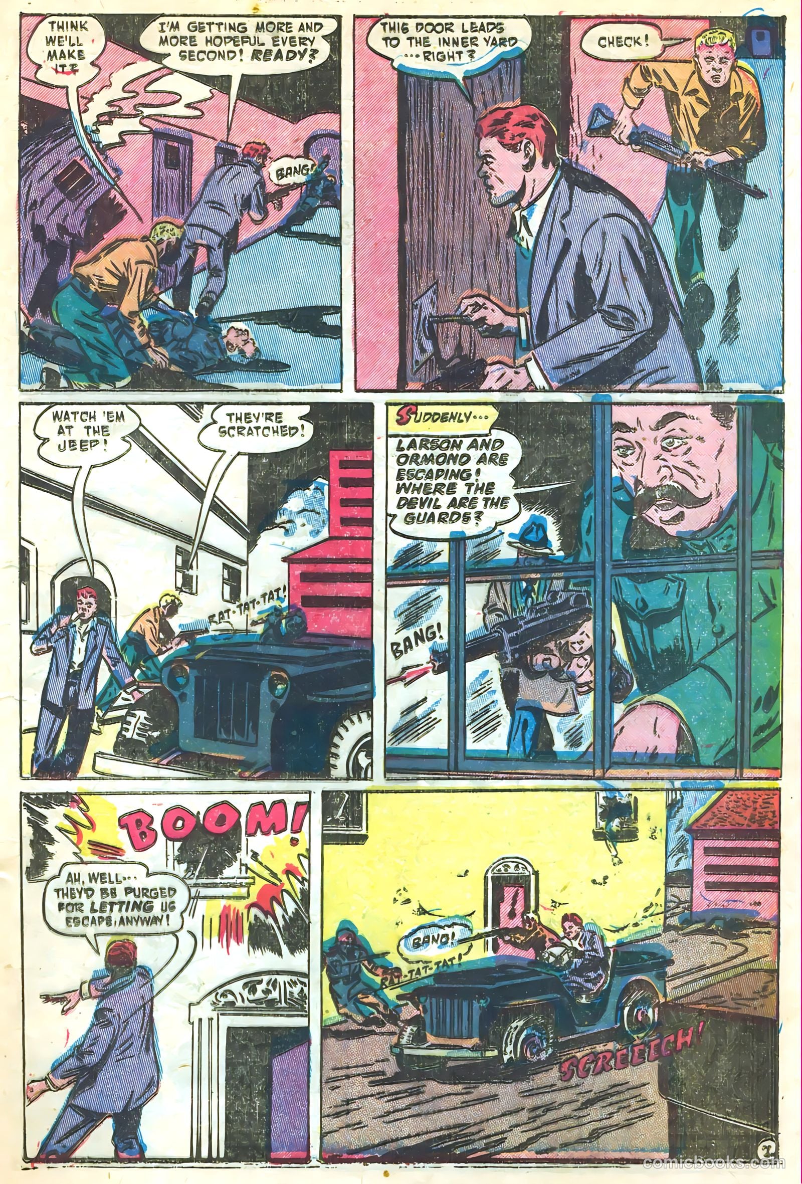 Soldiers of Fortune #9 (1952, Creston Publications Corp.) — page 9 of 36
