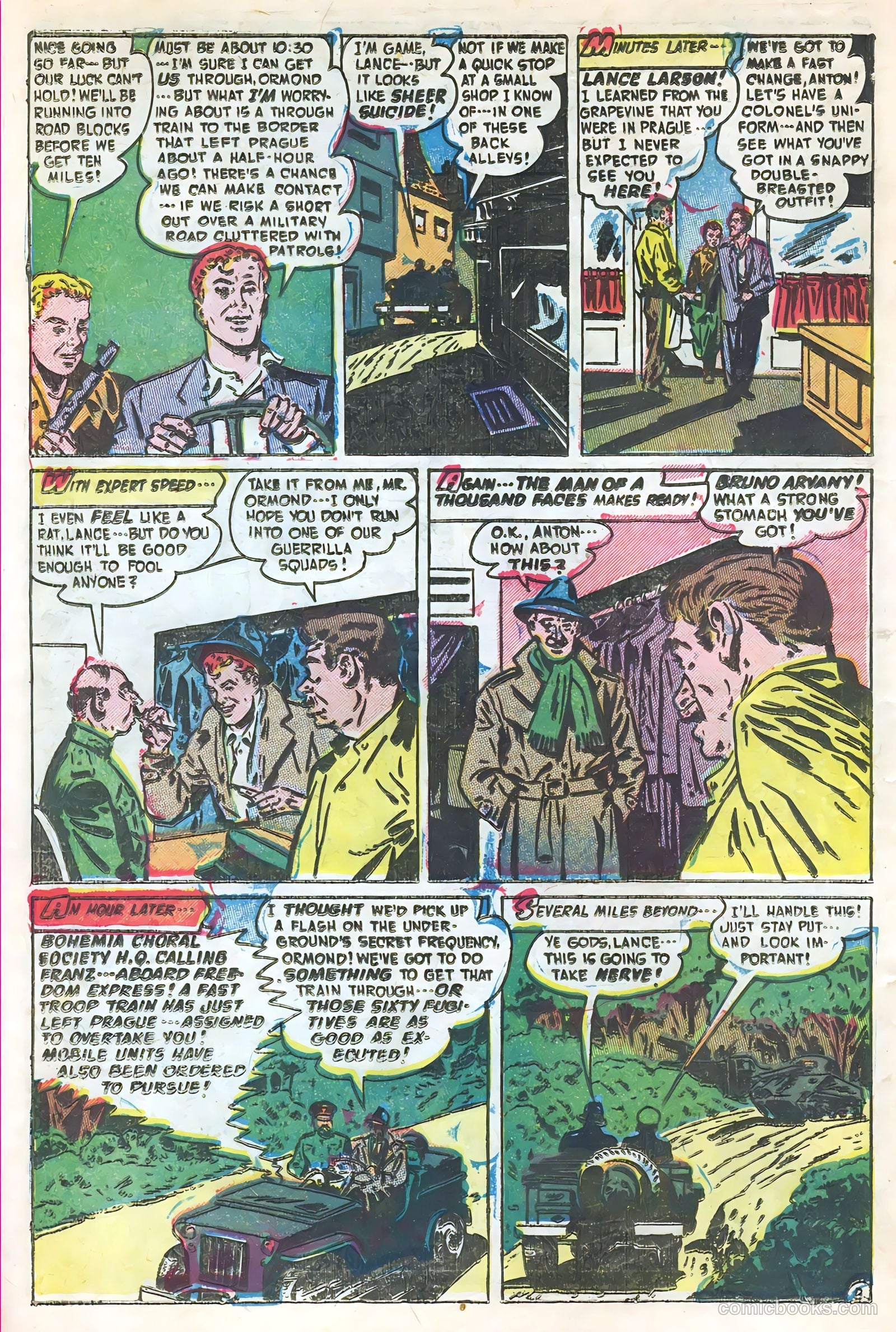 Soldiers of Fortune #9 (1952, Creston Publications Corp.) — page 10 of 36