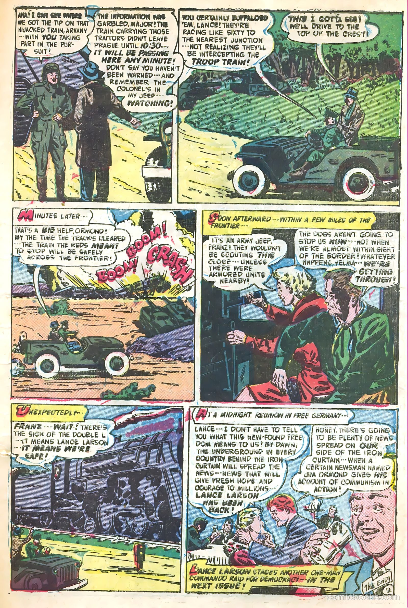 Soldiers of Fortune #9 (1952, Creston Publications Corp.) — page 11 of 36