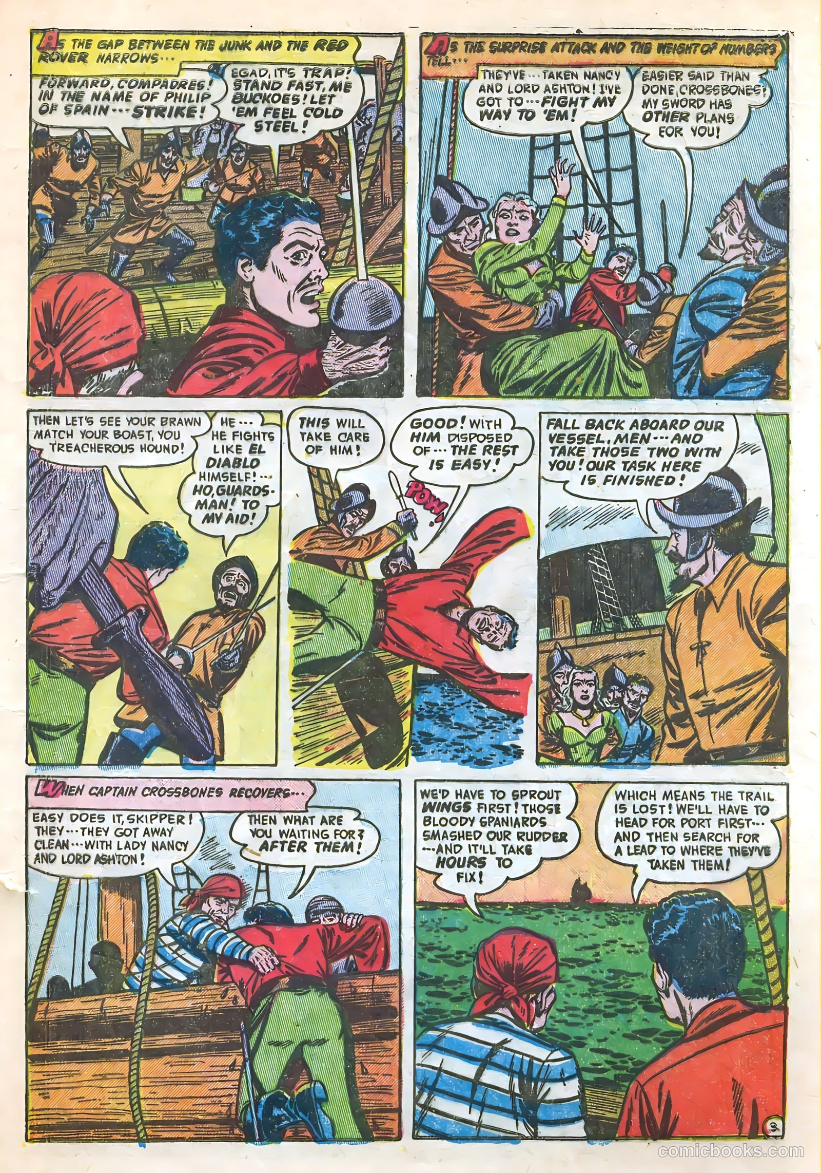 Soldiers of Fortune #9 (1952, Creston Publications Corp.) — page 17 of 36