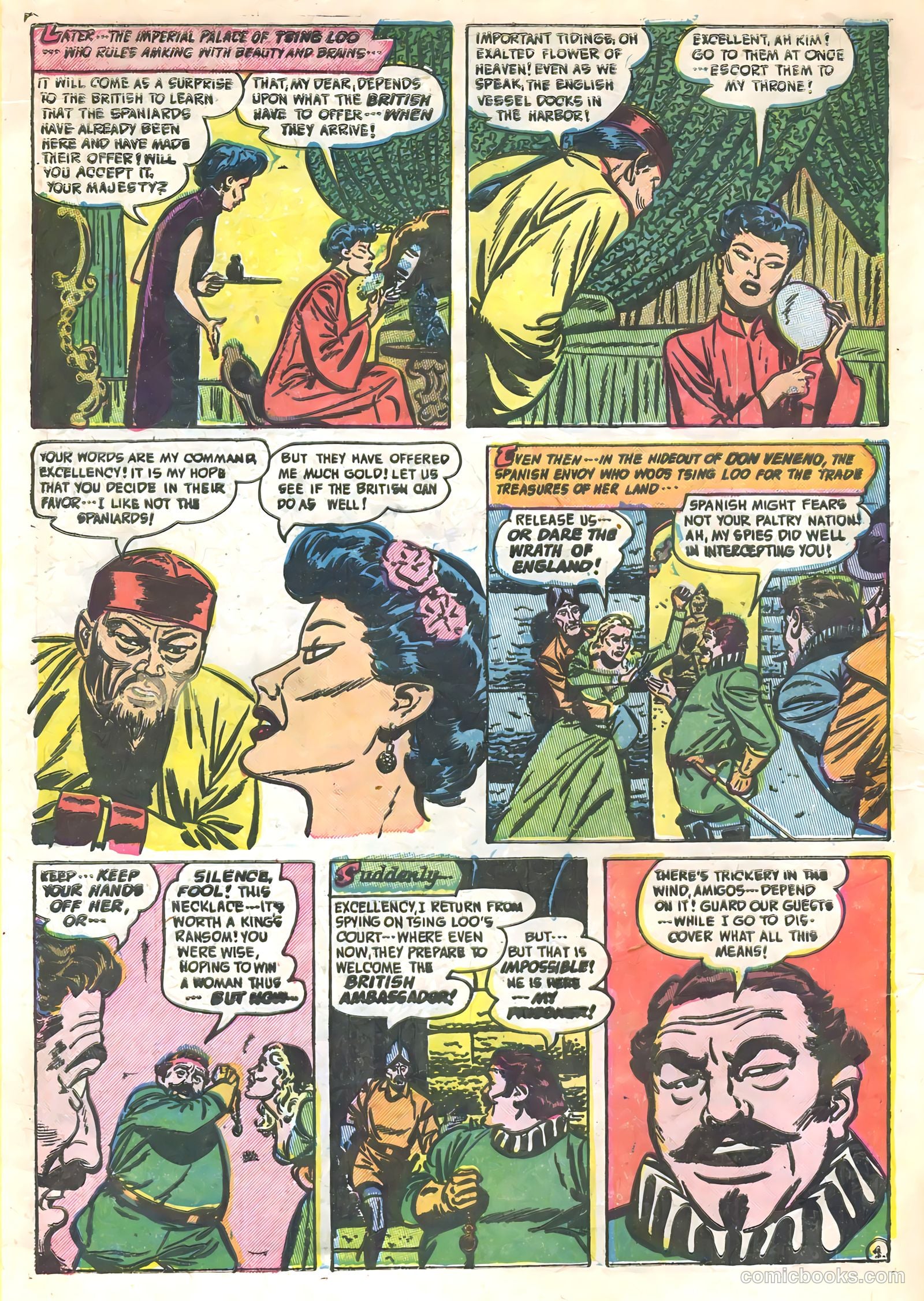 Soldiers of Fortune #9 (1952, Creston Publications Corp.) — page 18 of 36
