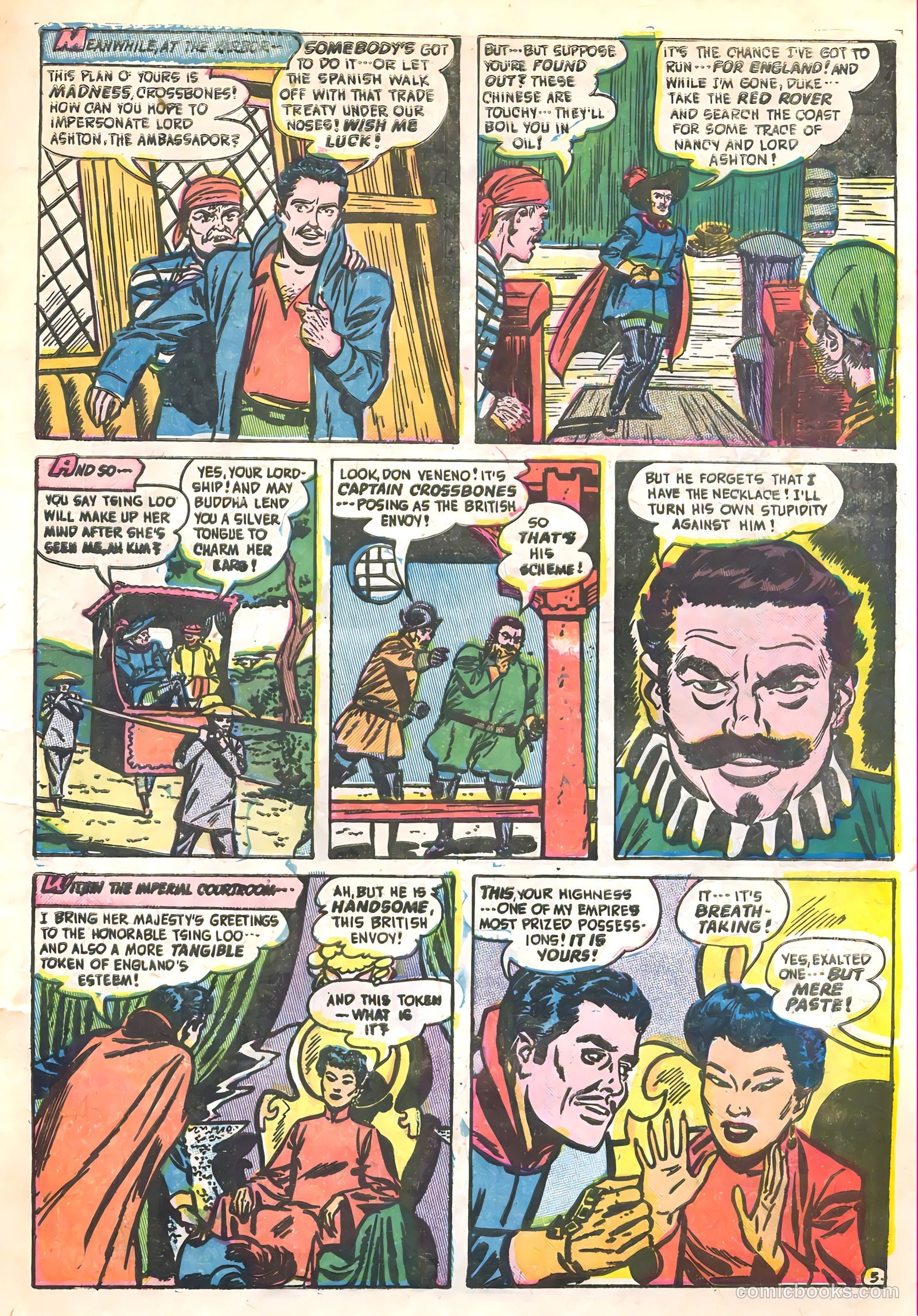 Soldiers of Fortune #9 (1952, Creston Publications Corp.) — page 19 of 36